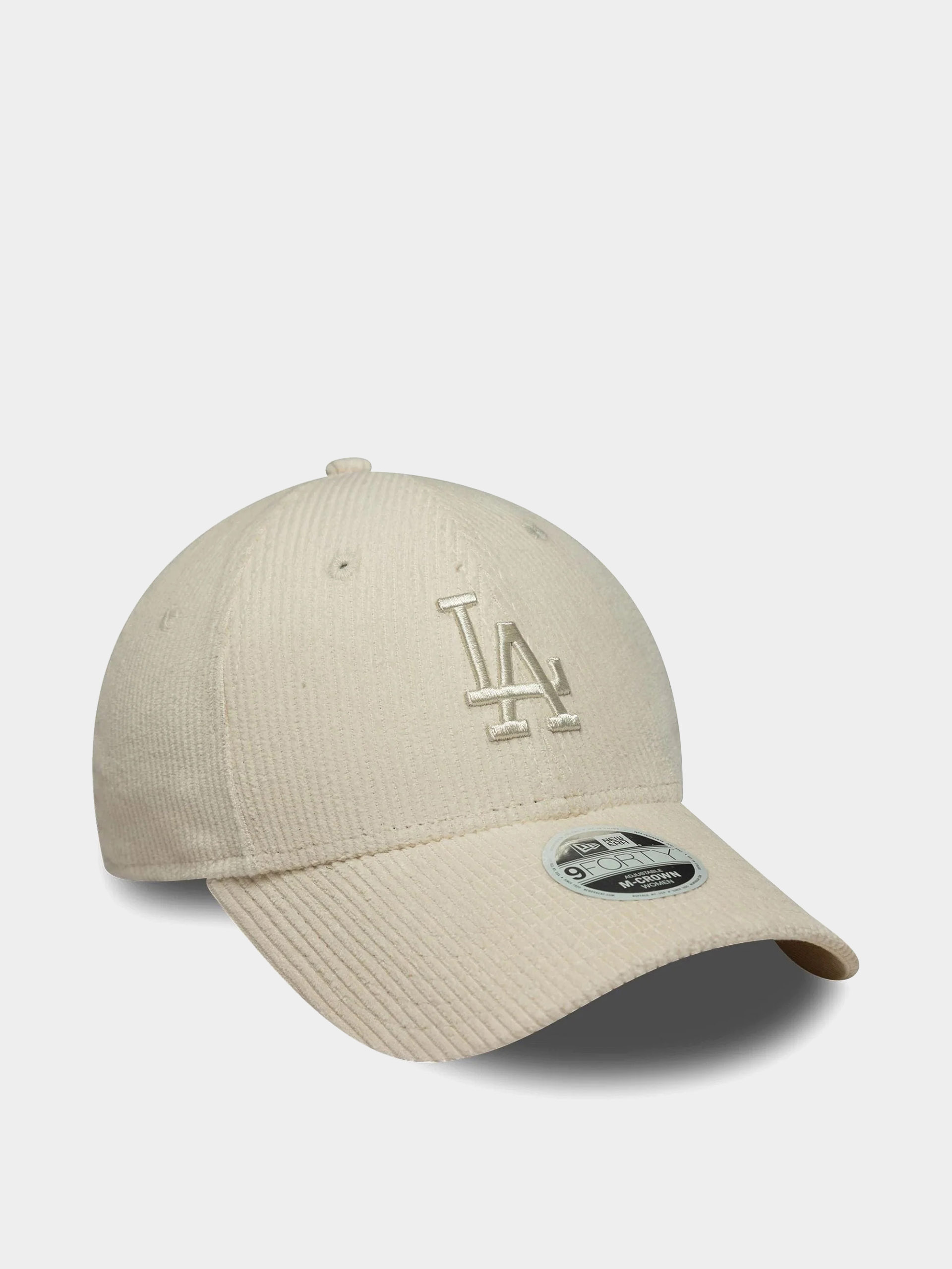 Czapka z daszkiem New Era Pastel Cord 9Forty Mc La Dodgers Wmn (light cream)