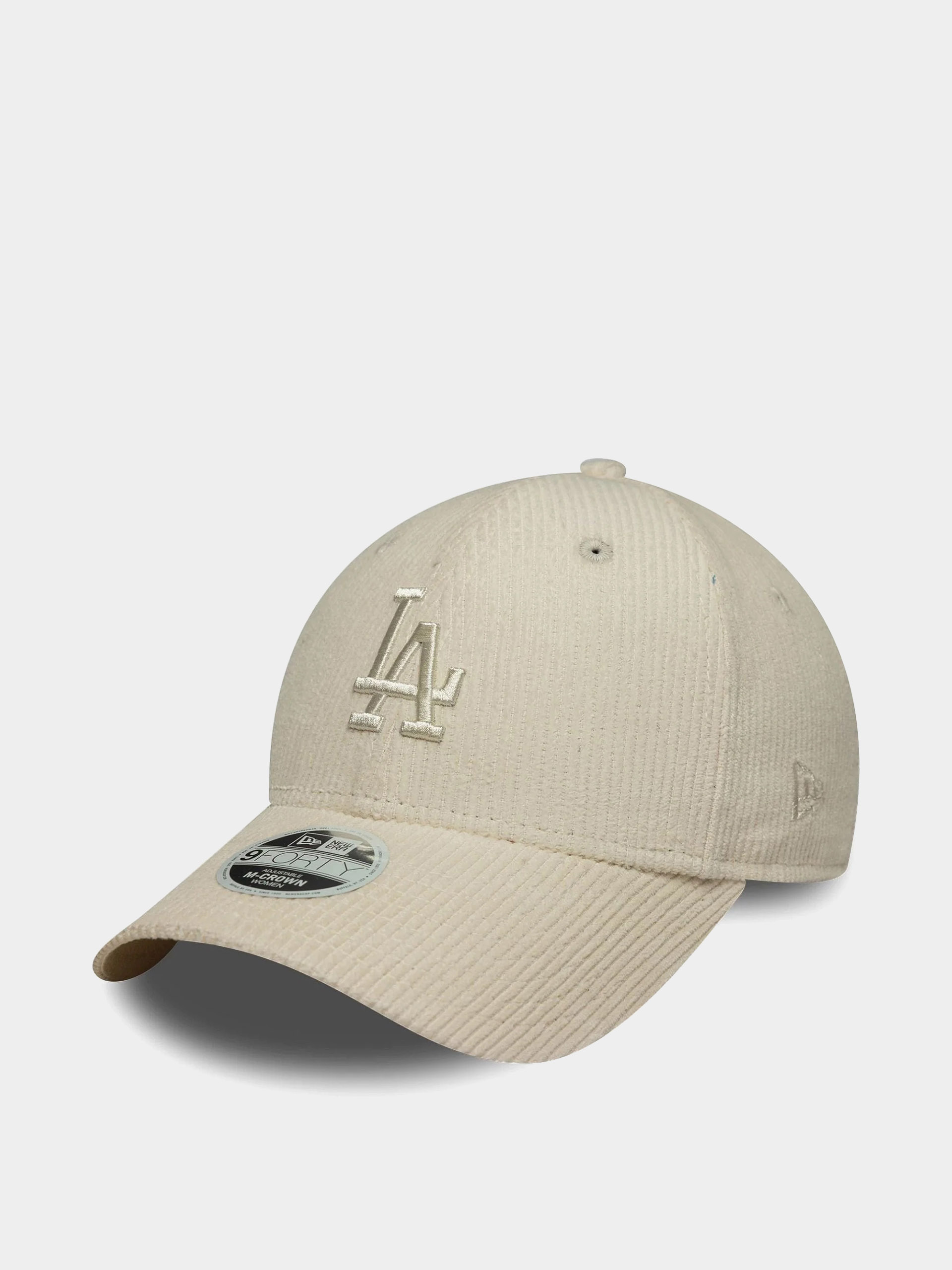 Czapka z daszkiem New Era Pastel Cord 9Forty Mc La Dodgers Wmn (light cream)