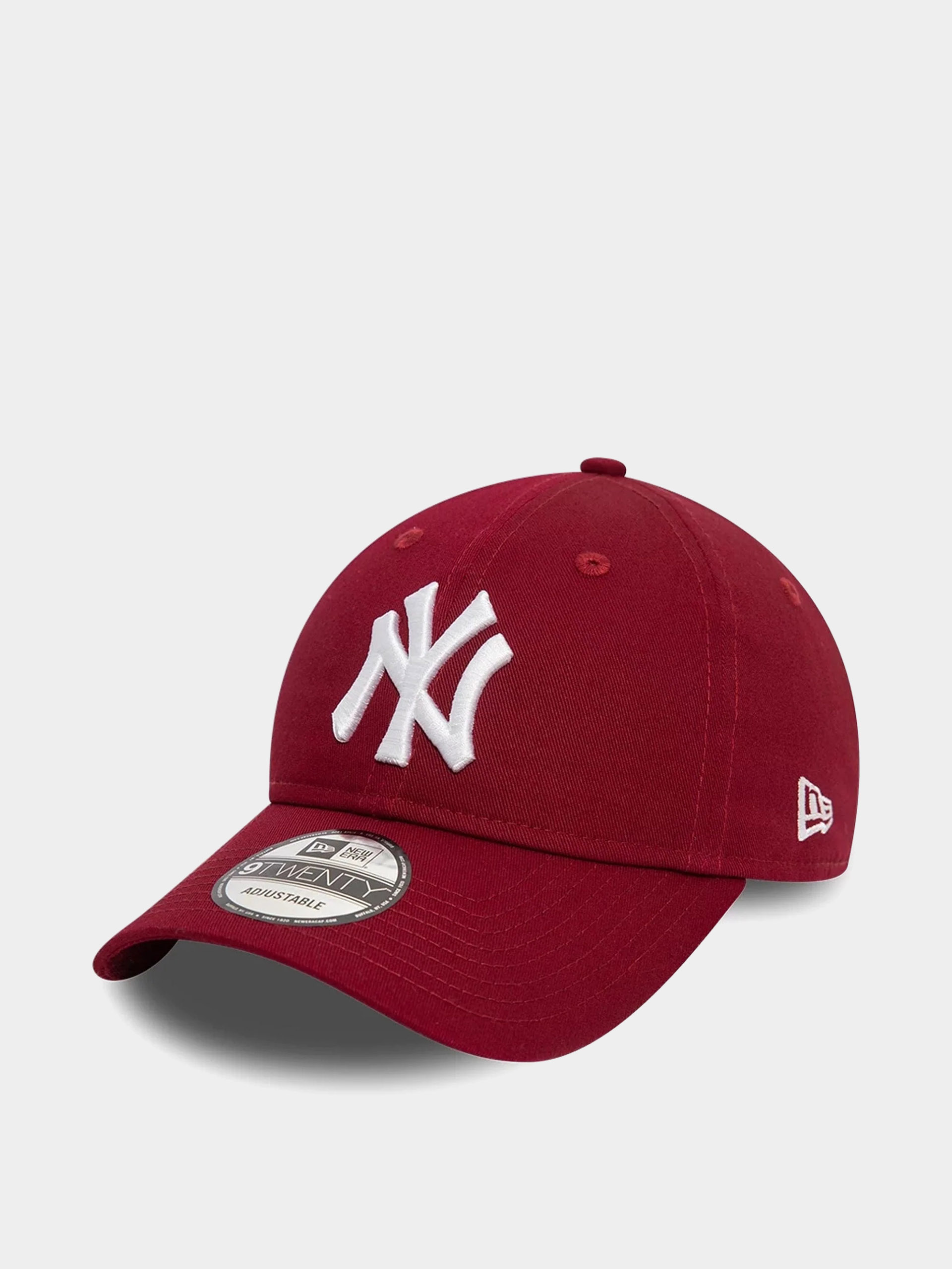 Czapka z daszkiem New Era League Essential 9Twenty New York Yankees (cardinal/white)