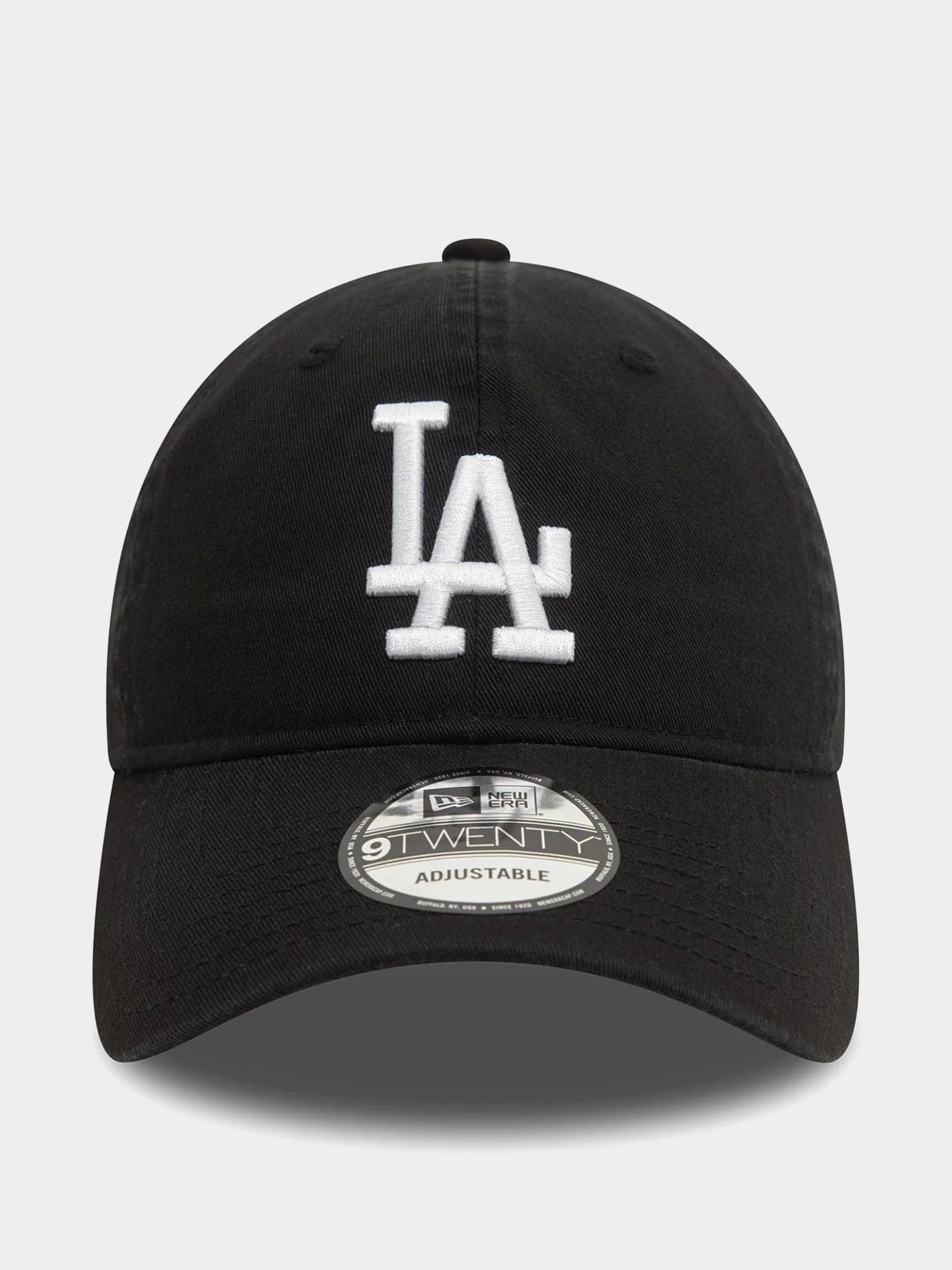 Czapka z daszkiem New Era Washed 9Twenty La Dodgers (black/white)