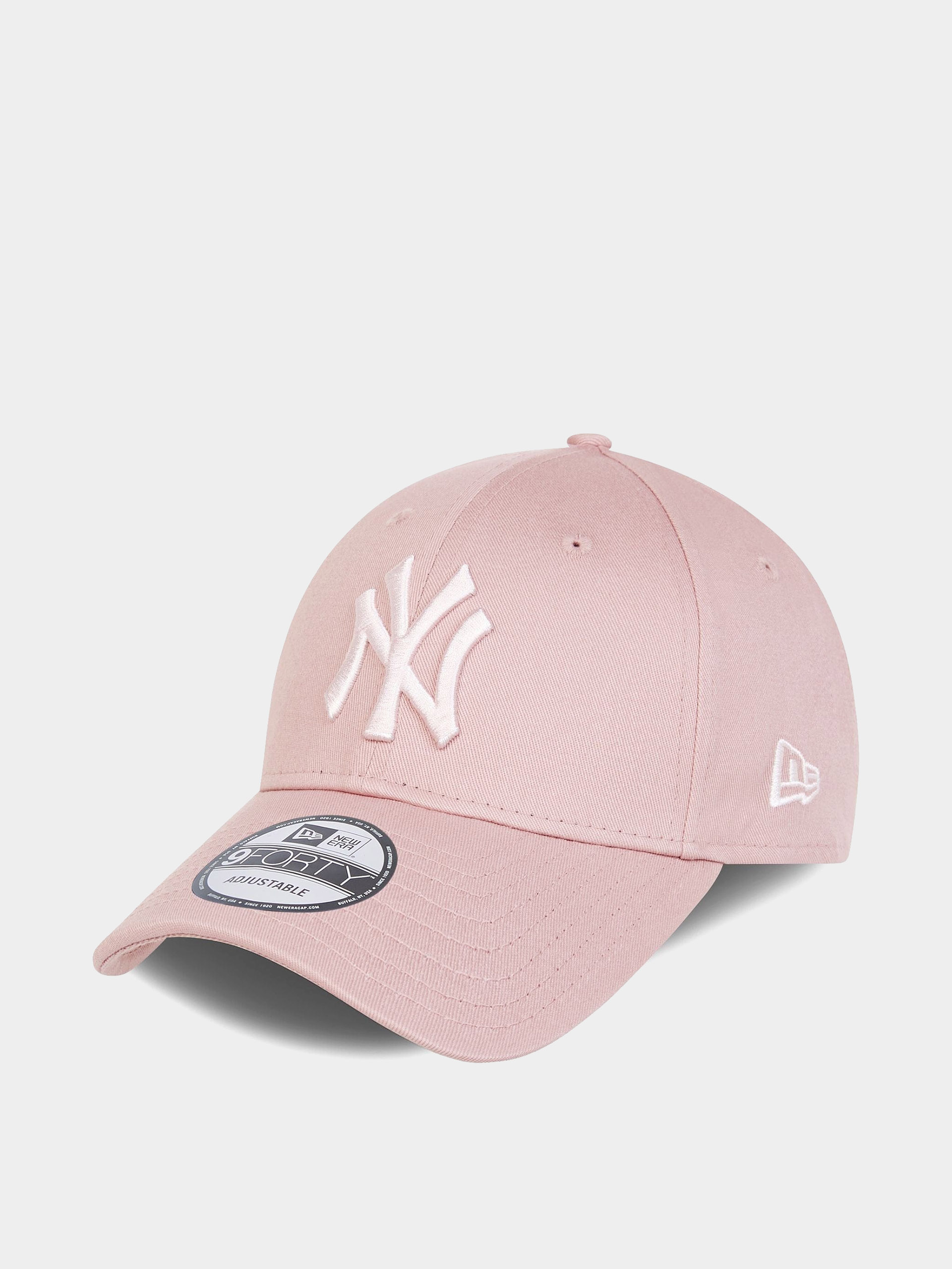 Czapka z daszkiem New Era League Essential 9Forty New York Yankees (dirty rose)