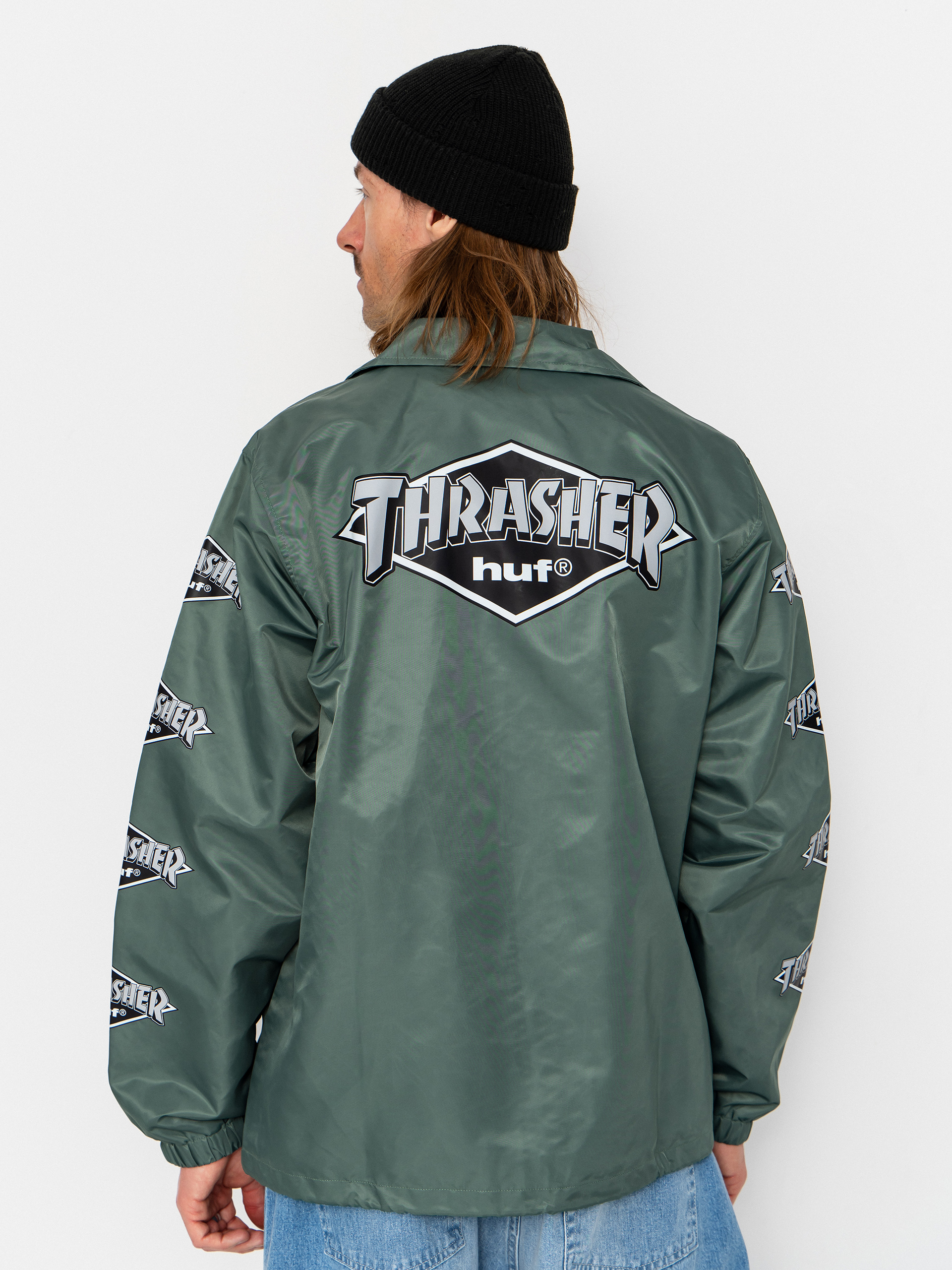 Kurtka HUF X Thrasher Logo (forest green)