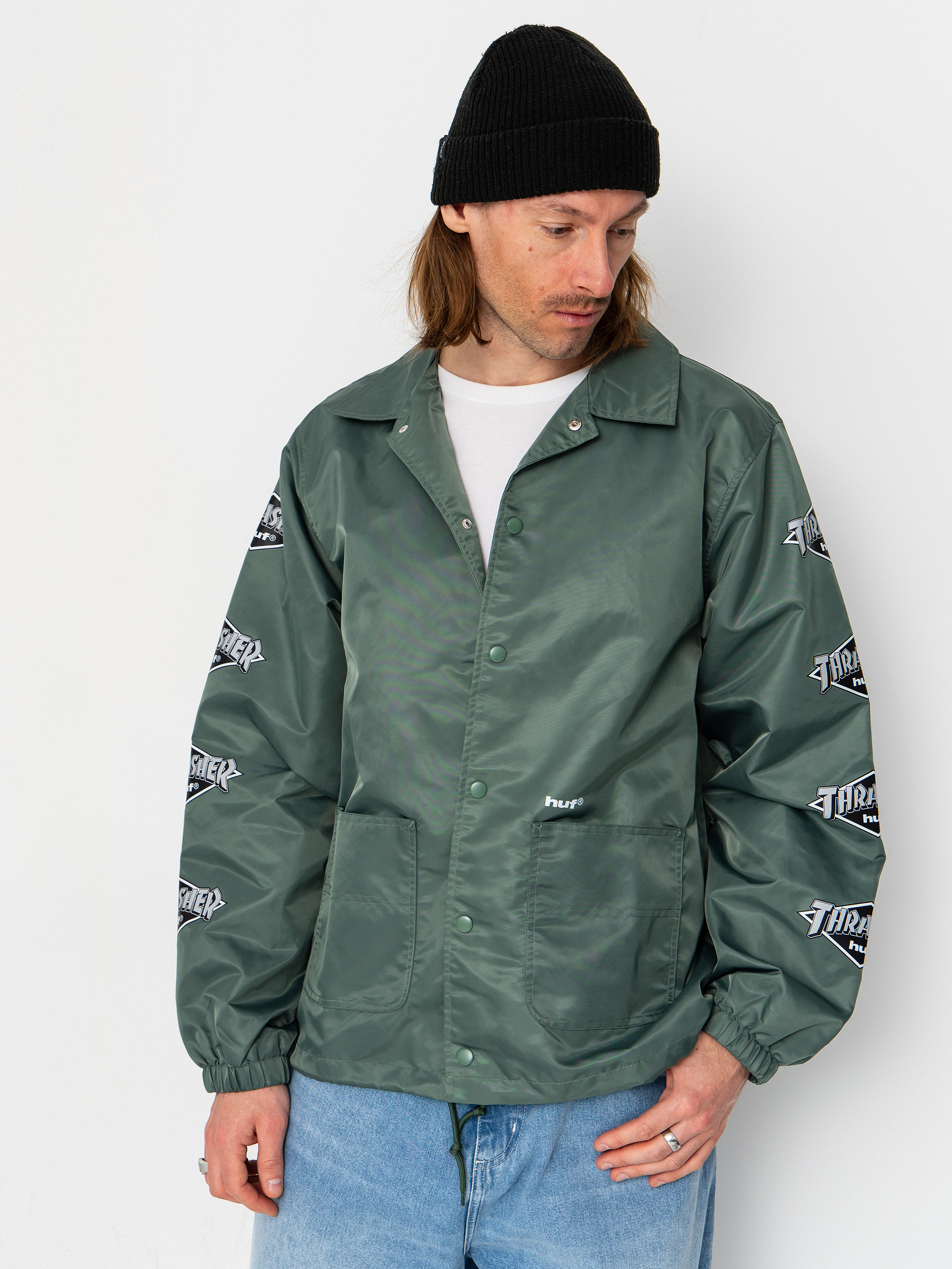 Kurtka HUF X Thrasher Logo (forest green)