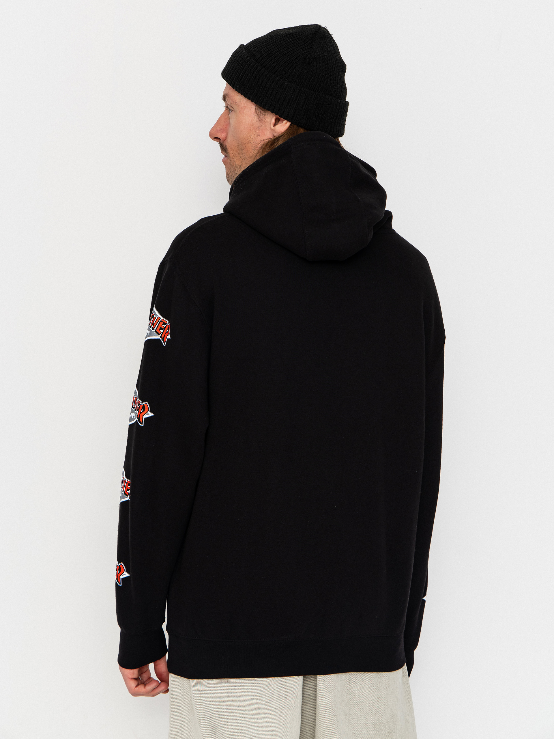 Bluza z kapturem HUF X Thrasher Logo HD (black)