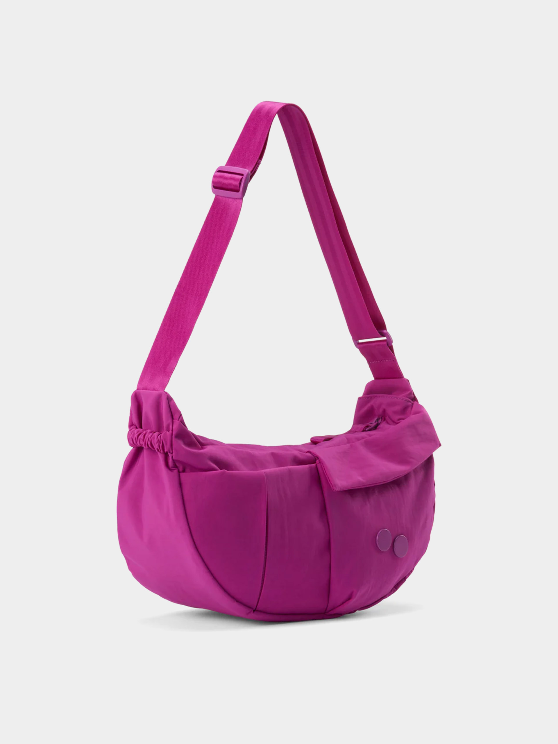 Torebka PinqPonq Krumm Medium (crinkle fuchsia)