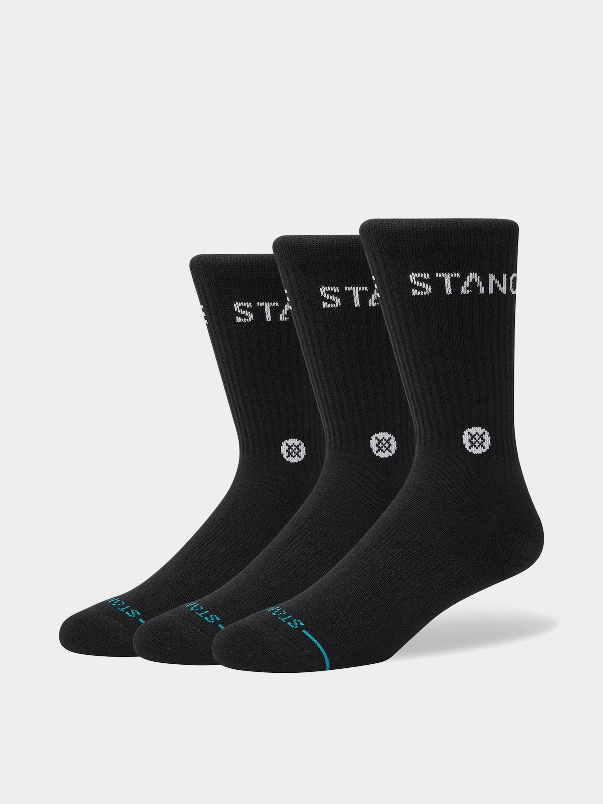 Skarpetki Stance Origin 3 Pack Quarter (black)