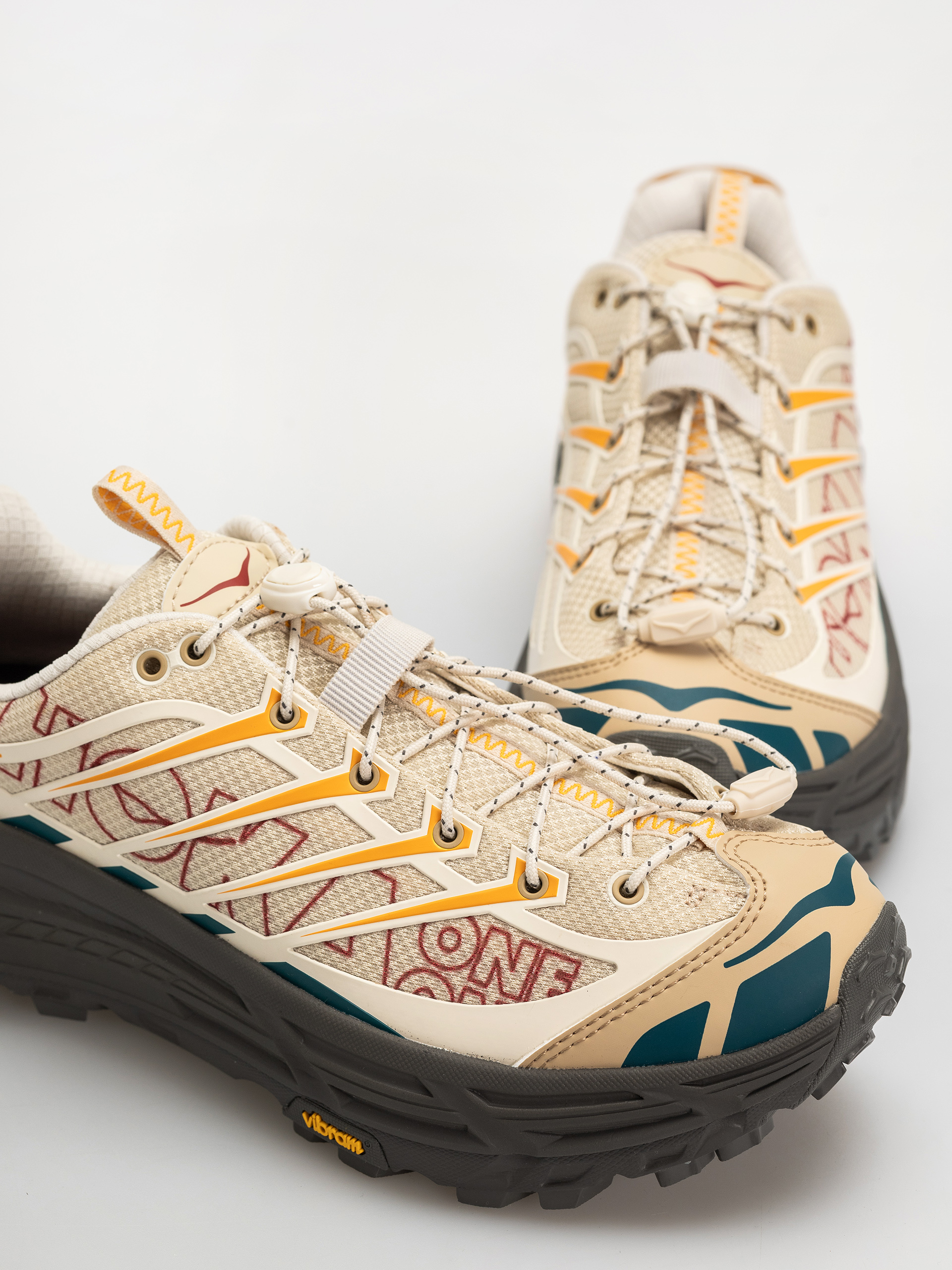 Buty Hoka Mafate Three2 Wordmark (cream/khaki)