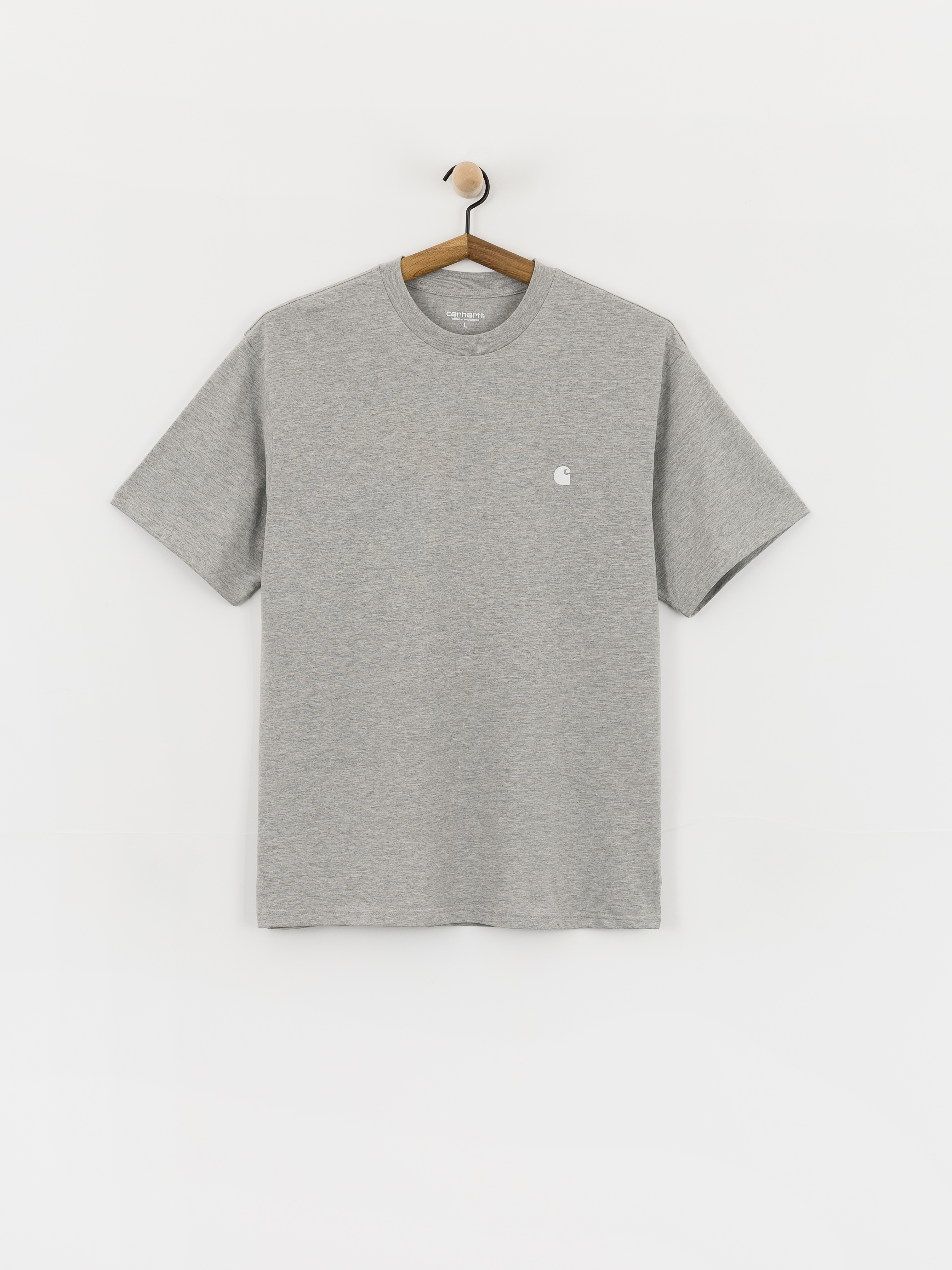 T-shirt Carhartt WIP Madison (grey heather/white)