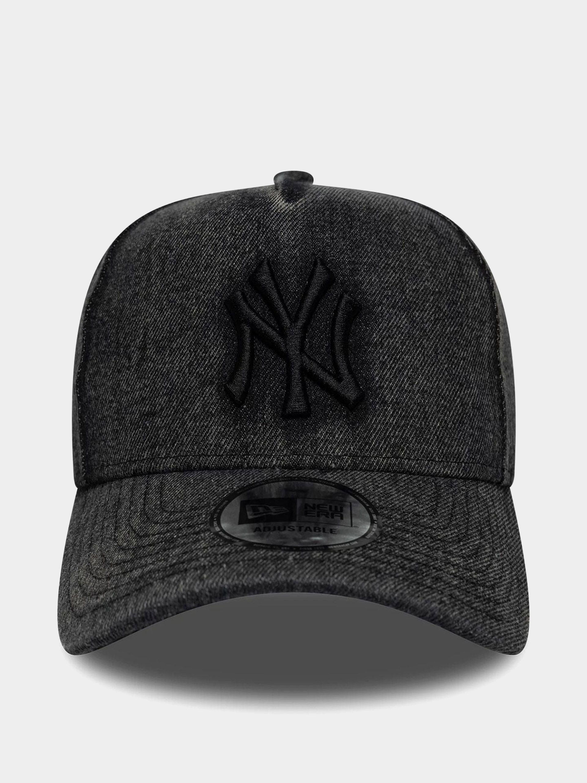 Czapka z daszkiem New Era Wordmark Denim Eframe New York Yankees (black)