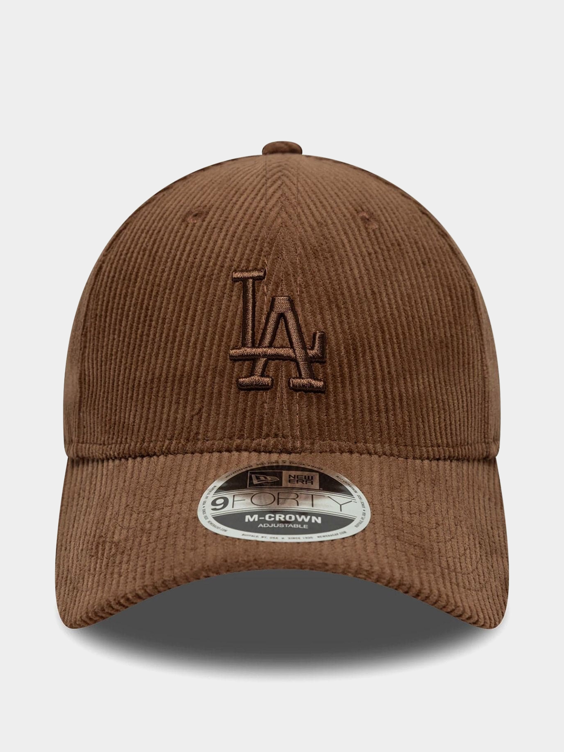 Czapka z daszkiem New Era Cord 9Forty Mc La Dodgers (chestnut)