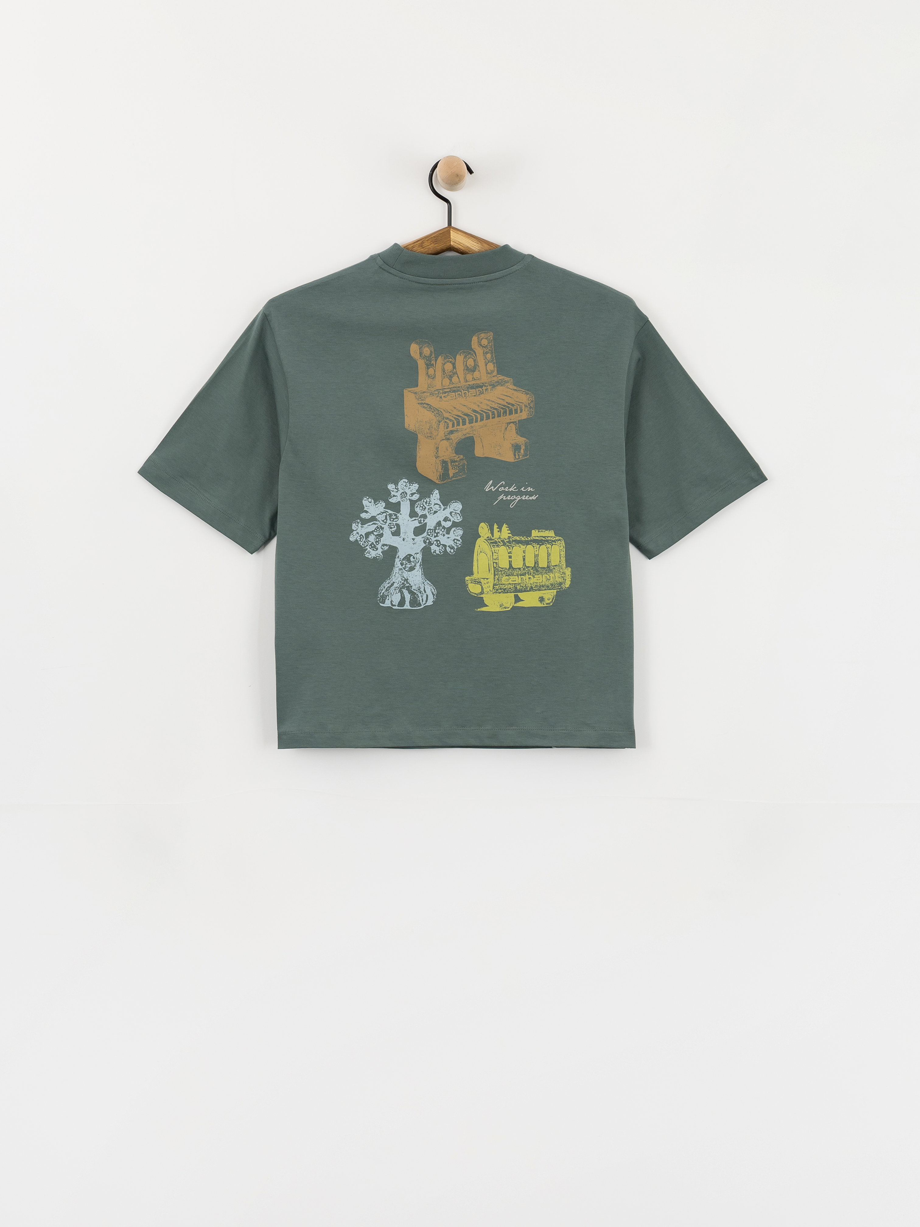 T-shirt Carhartt WIP Forma Wmn (velvet green)