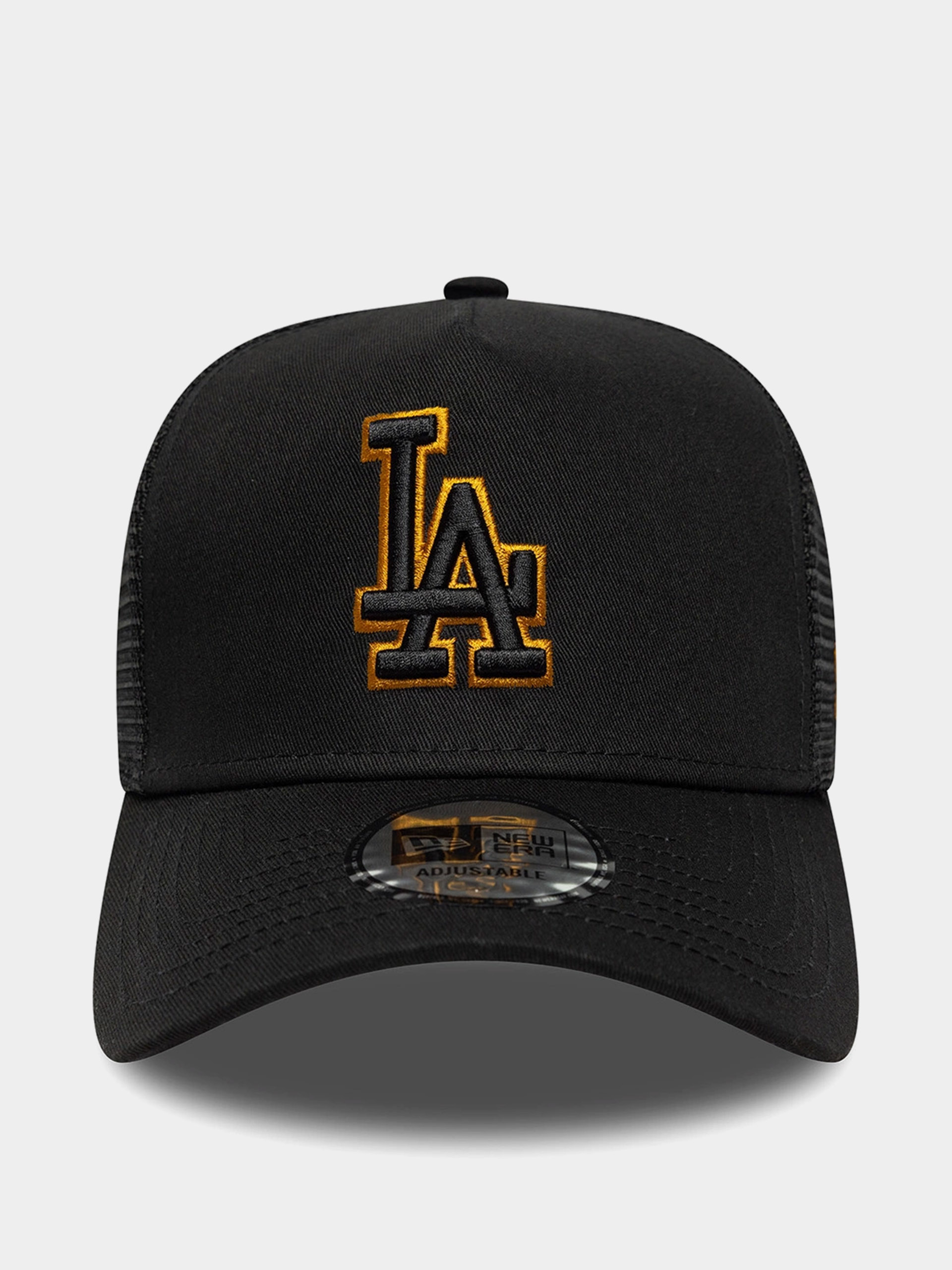 Czapka z daszkiem New Era Outline Trucker La Dodgers (black)