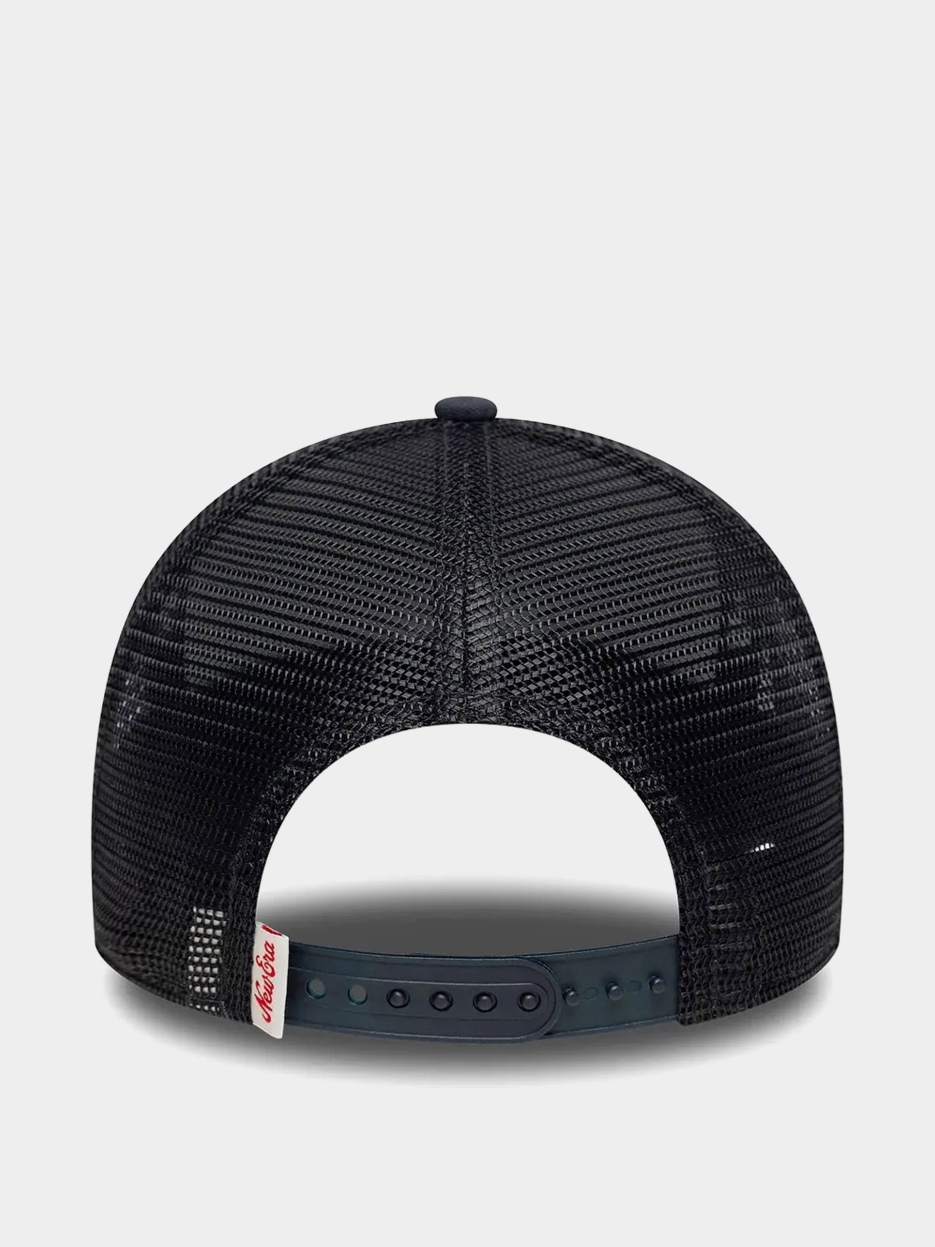 Czapka z daszkiem New Era Oval Canvas Distress Trucker (navy)