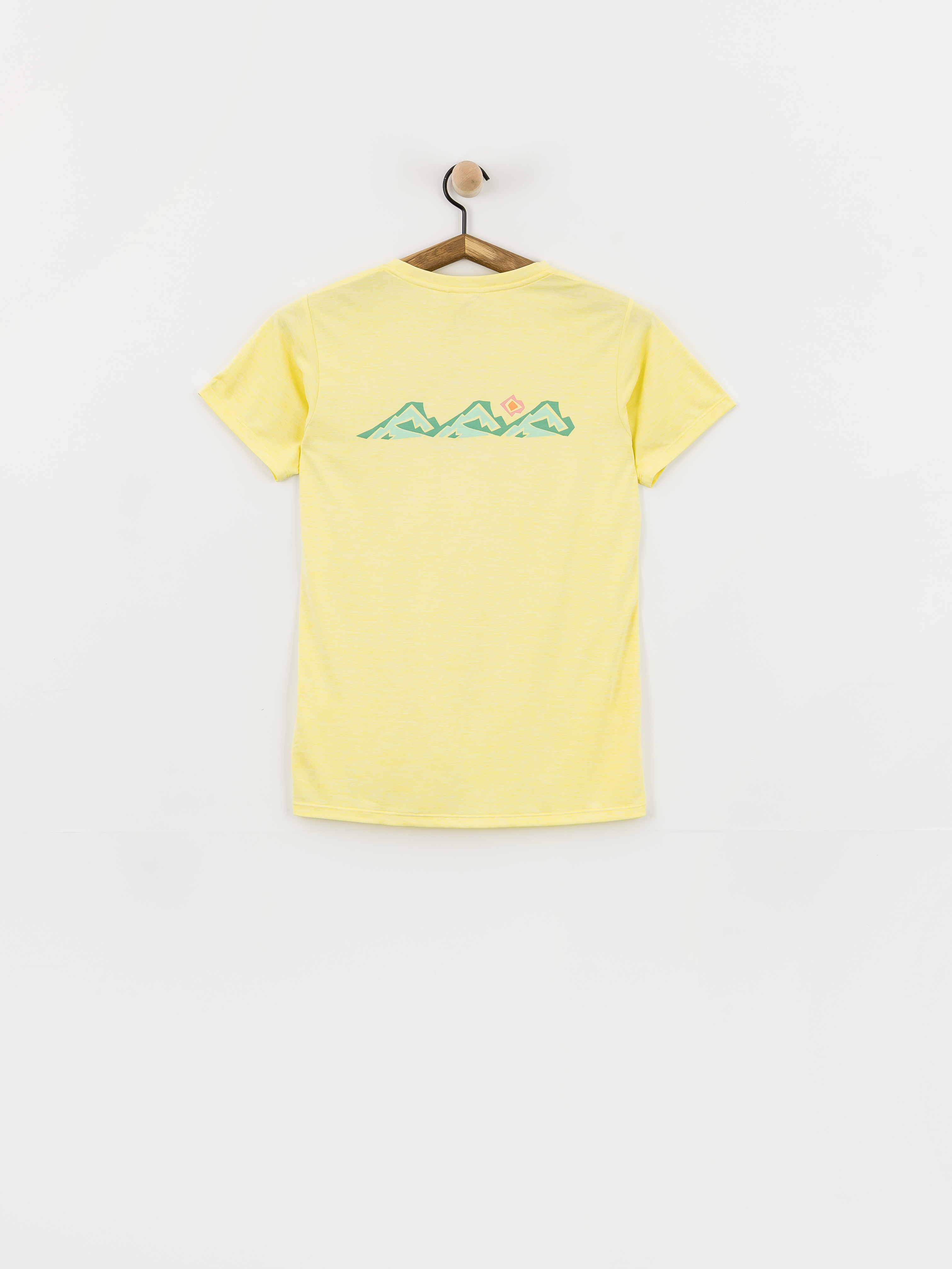T-shirt Patagonia Capilene Cool Trailcheck Wmn (lemon zest)