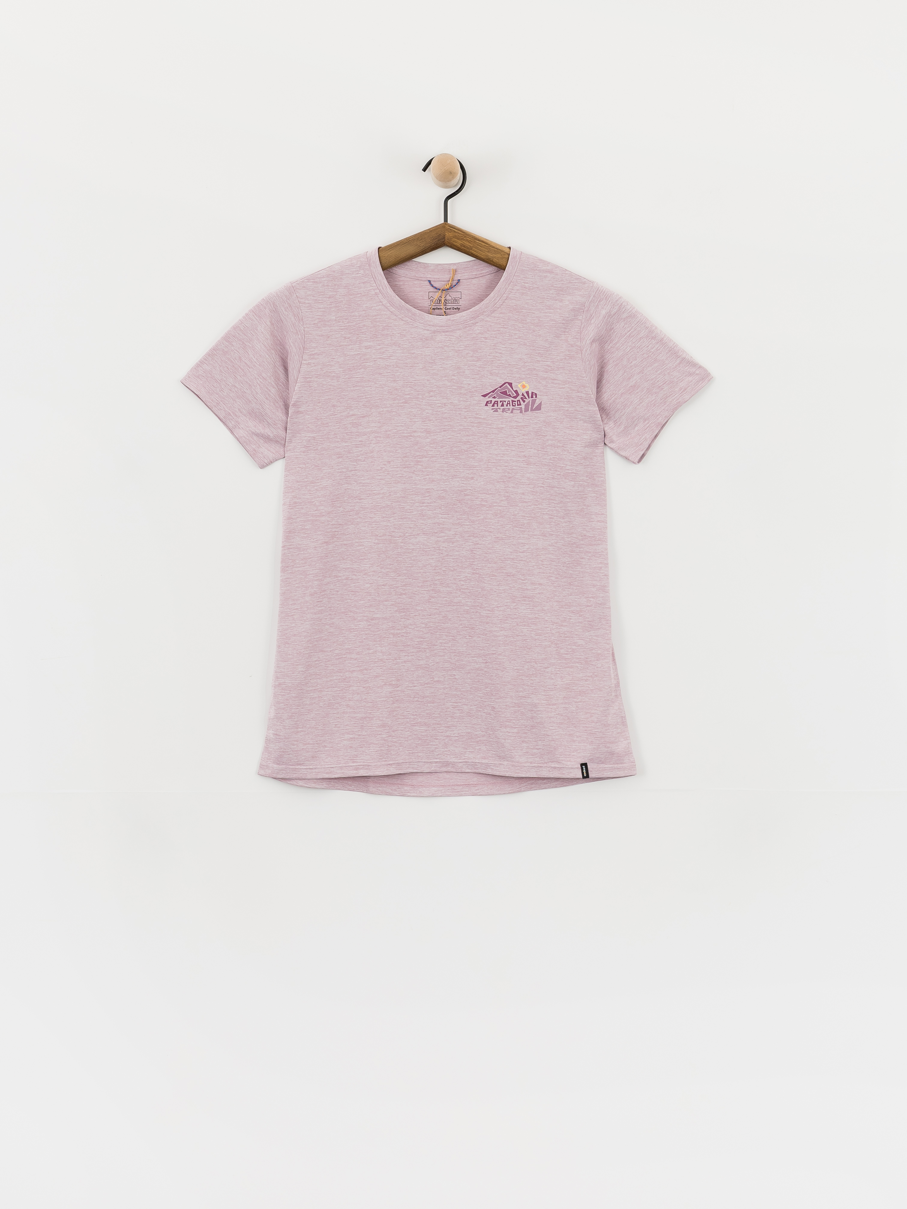 T-shirt Patagonia Capilene Cool Trailcheck Wmn (quiet violet)