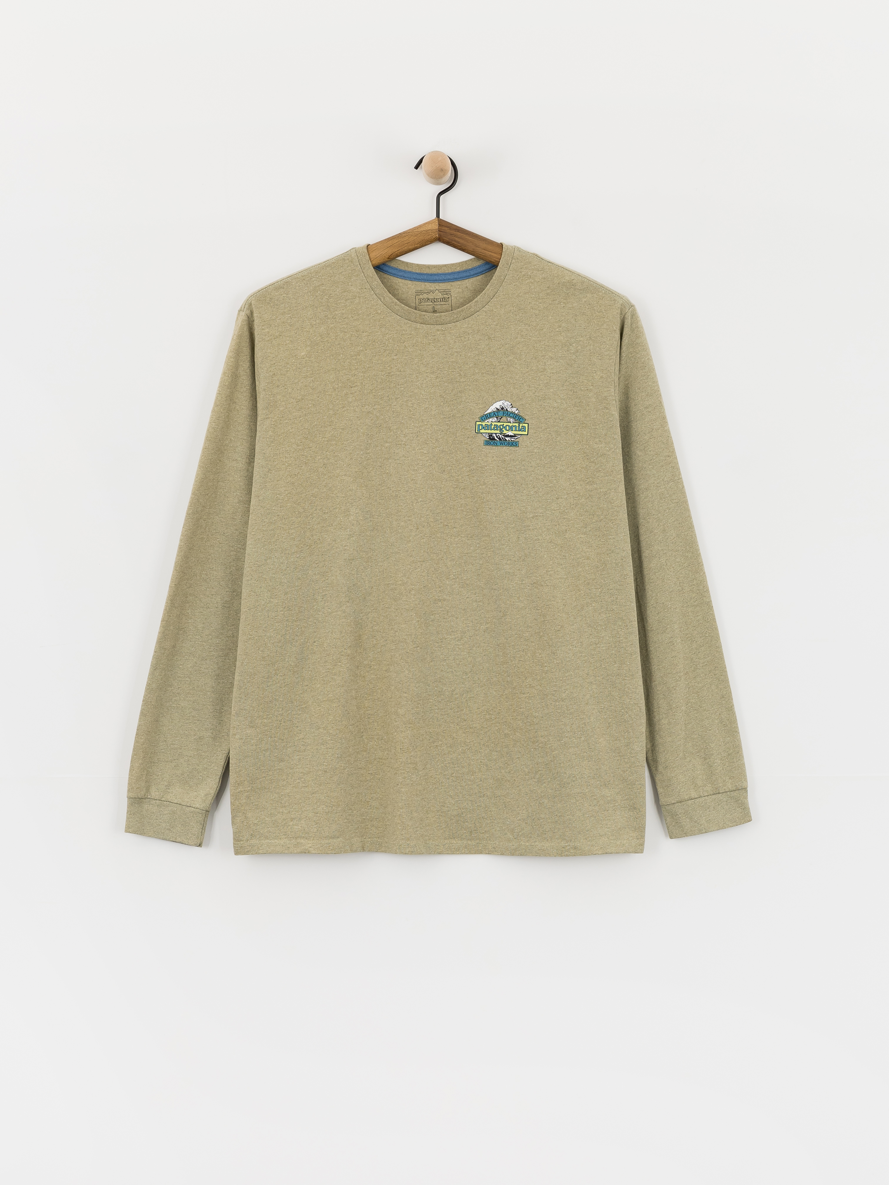Longsleeve Patagonia Great Waves (gumtree green)