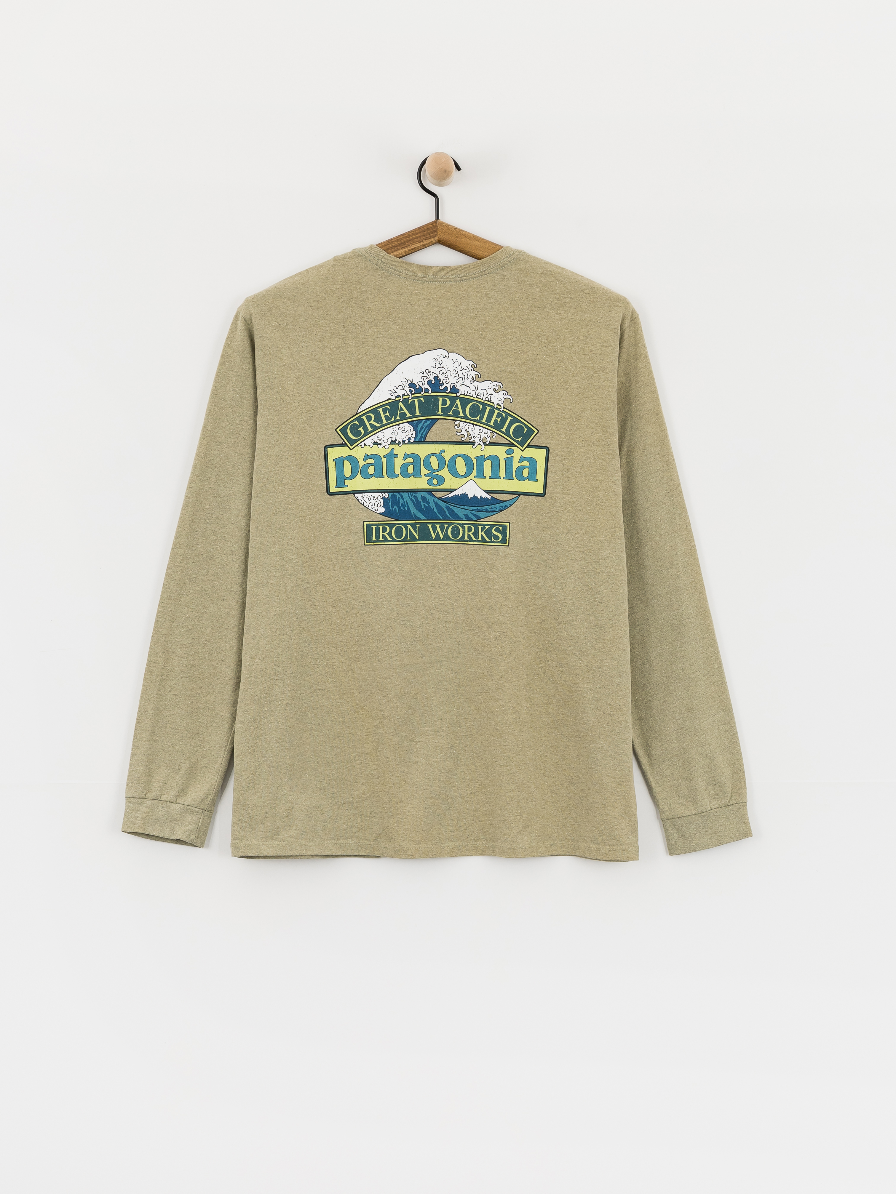 Longsleeve Patagonia Great Waves (gumtree green)