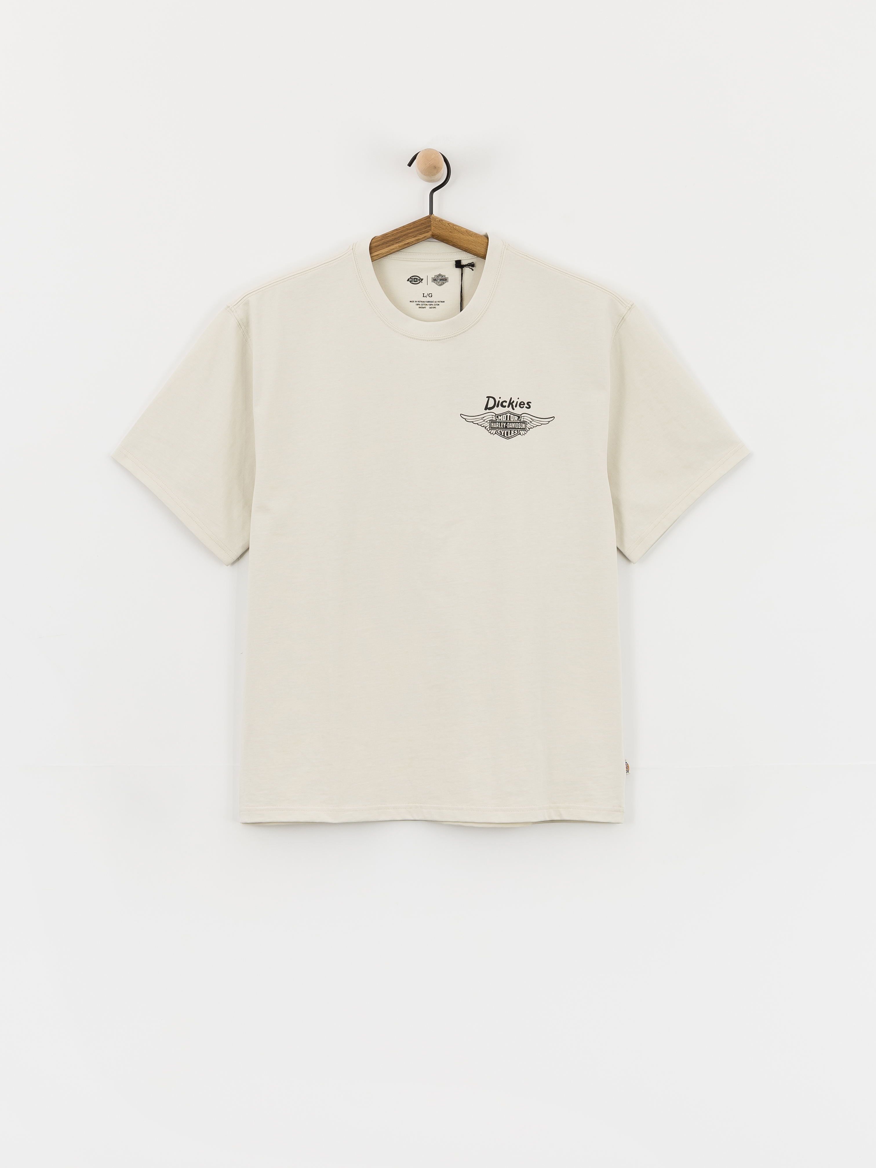 T-shirt Dickies X Harley Davidson Vintage Wash (bone)