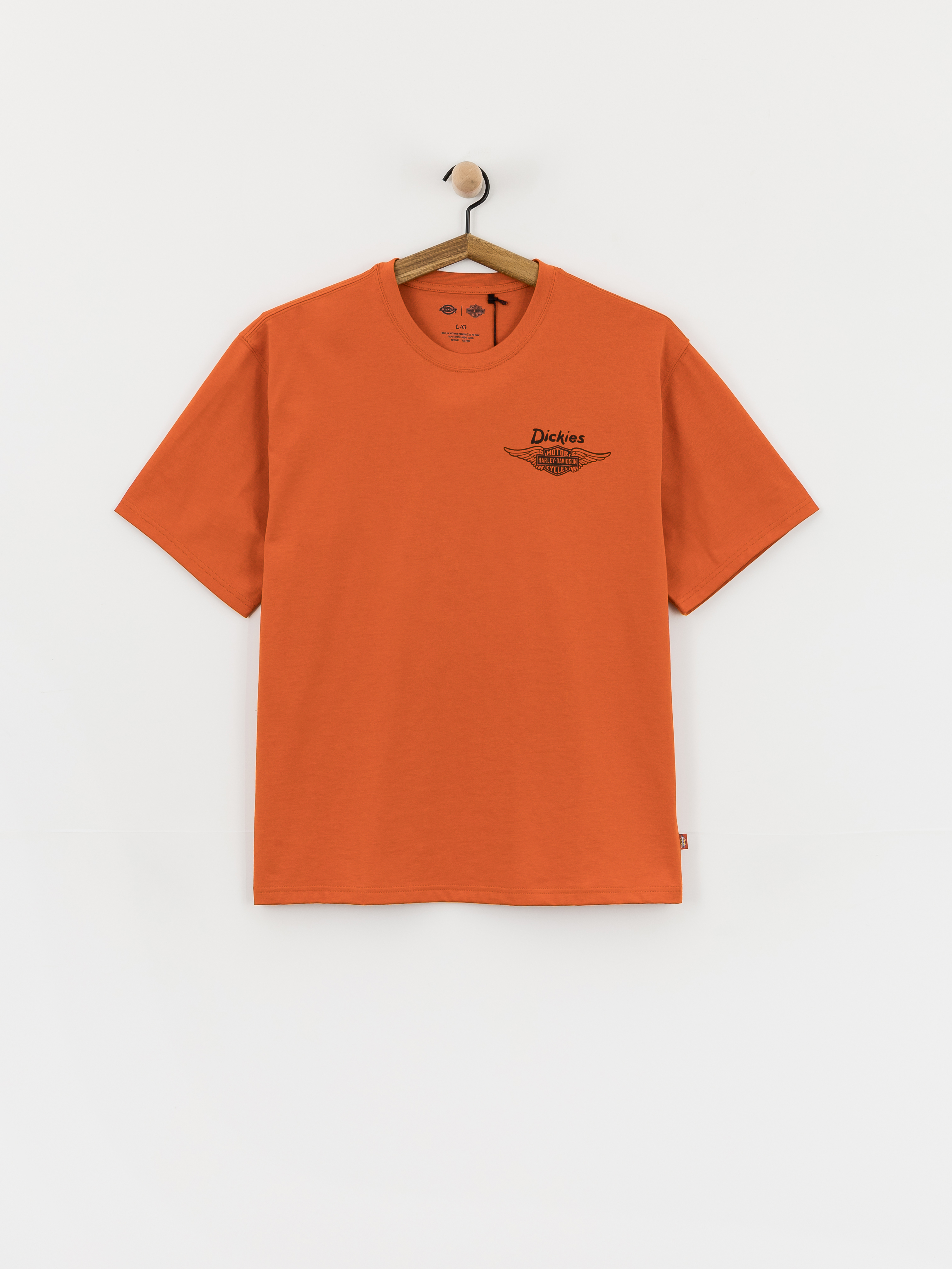 T-shirt Dickies X Harley Davidson Vintage Wash (hd vintage orange)
