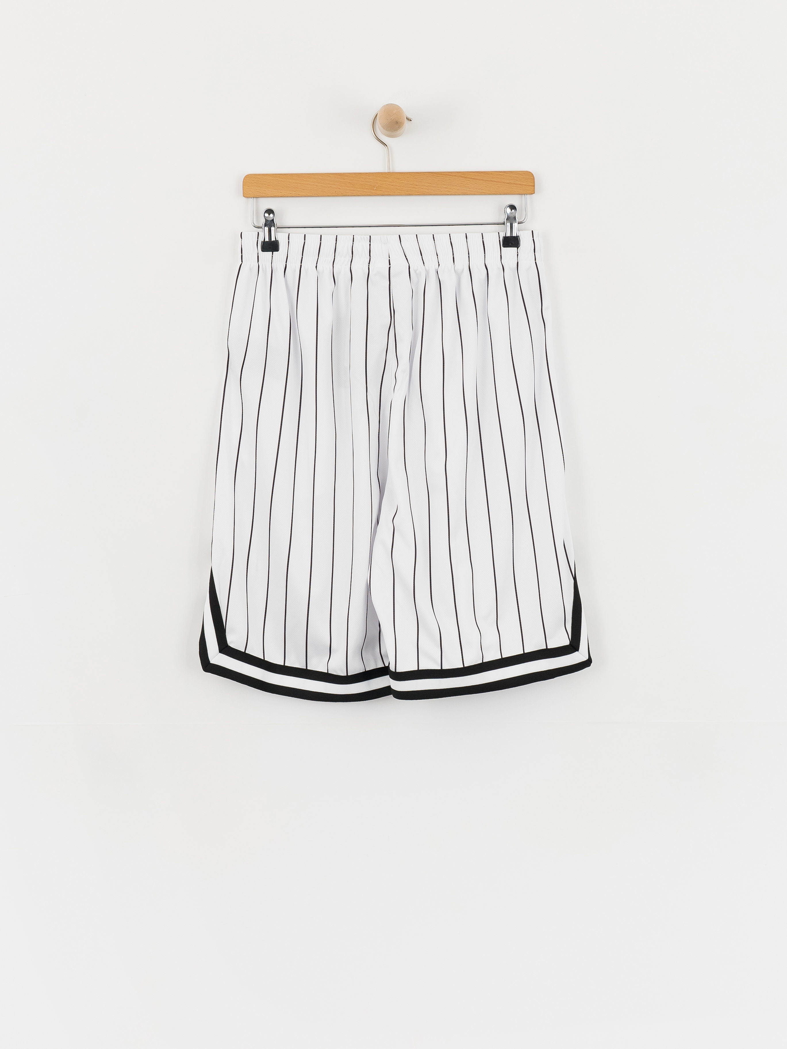 Szorty Karl Kani Small Signature Pinstripe Mesh (white/black)