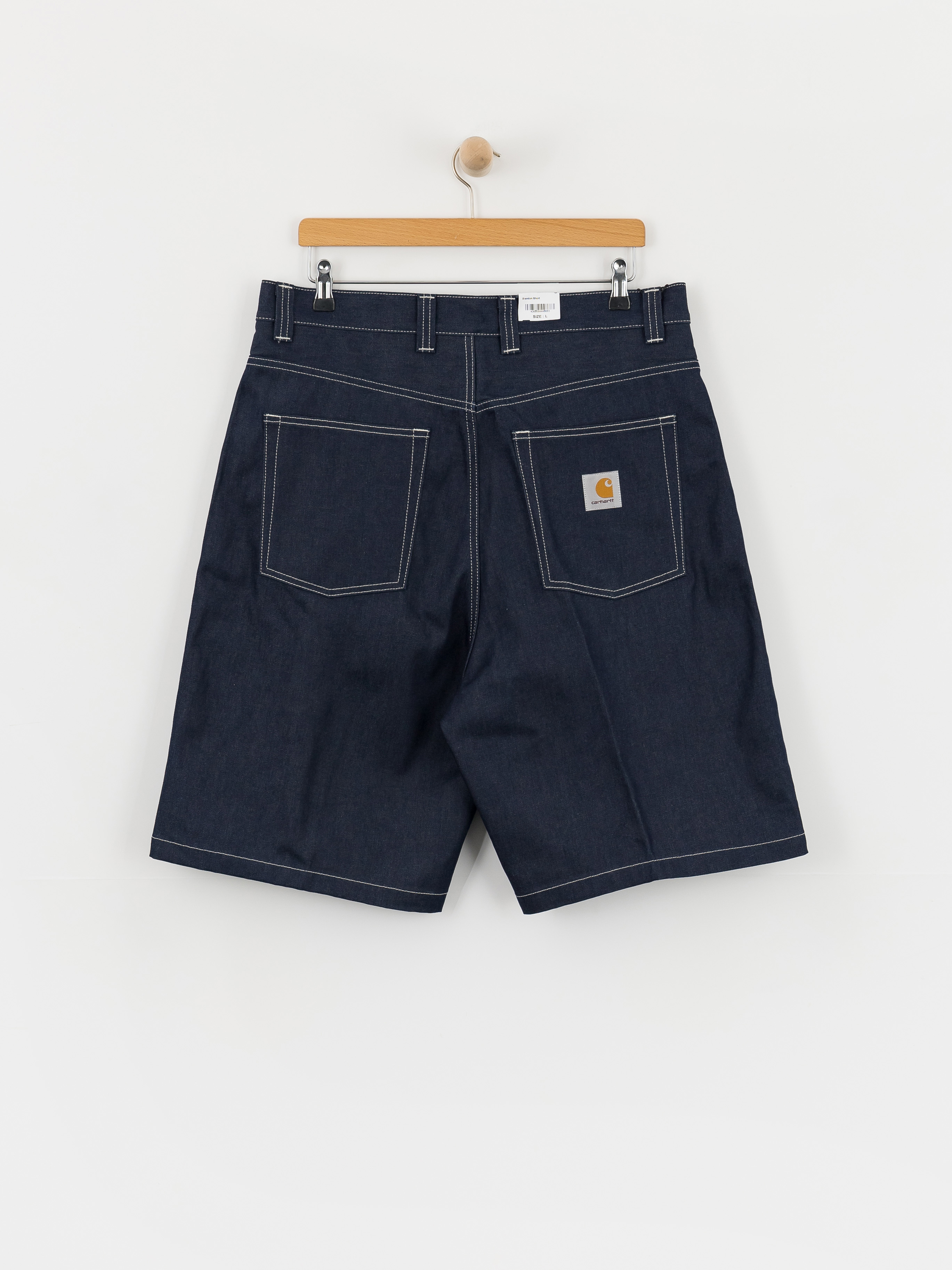 Szorty Carhartt WIP Brandon (blue rigrid)
