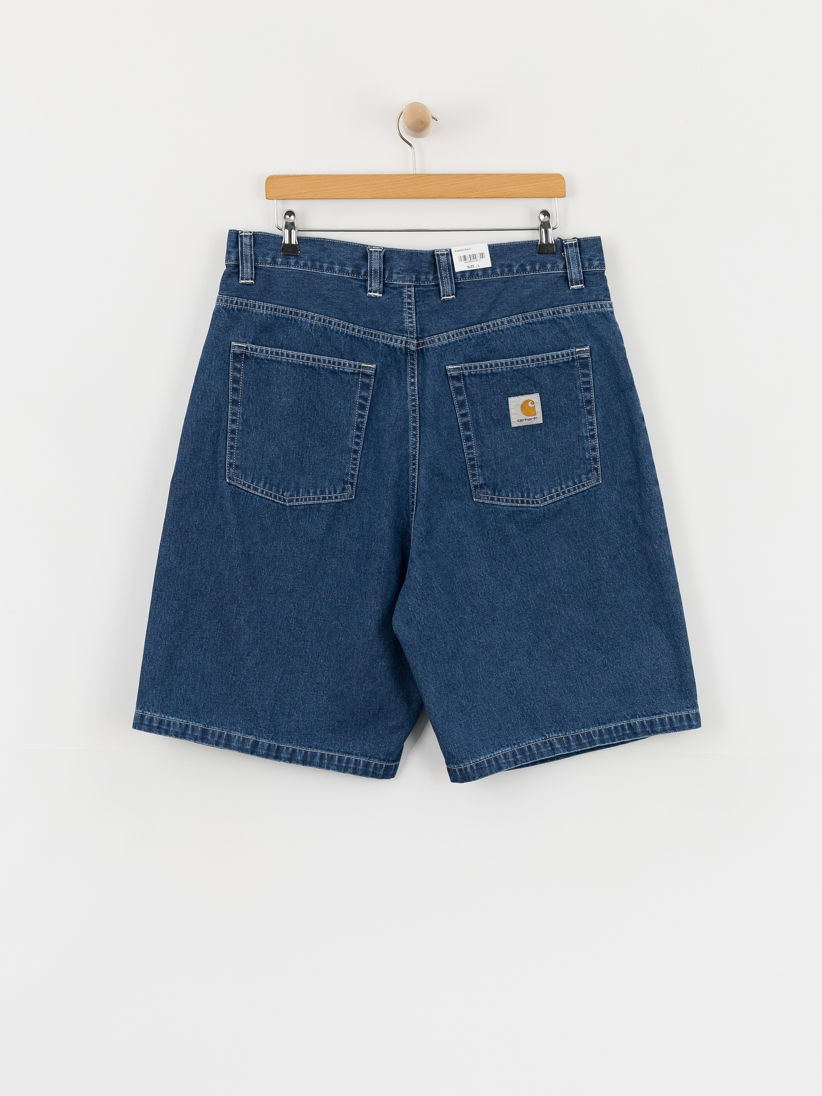 Szorty Carhartt WIP Brandon (blue stone washed)