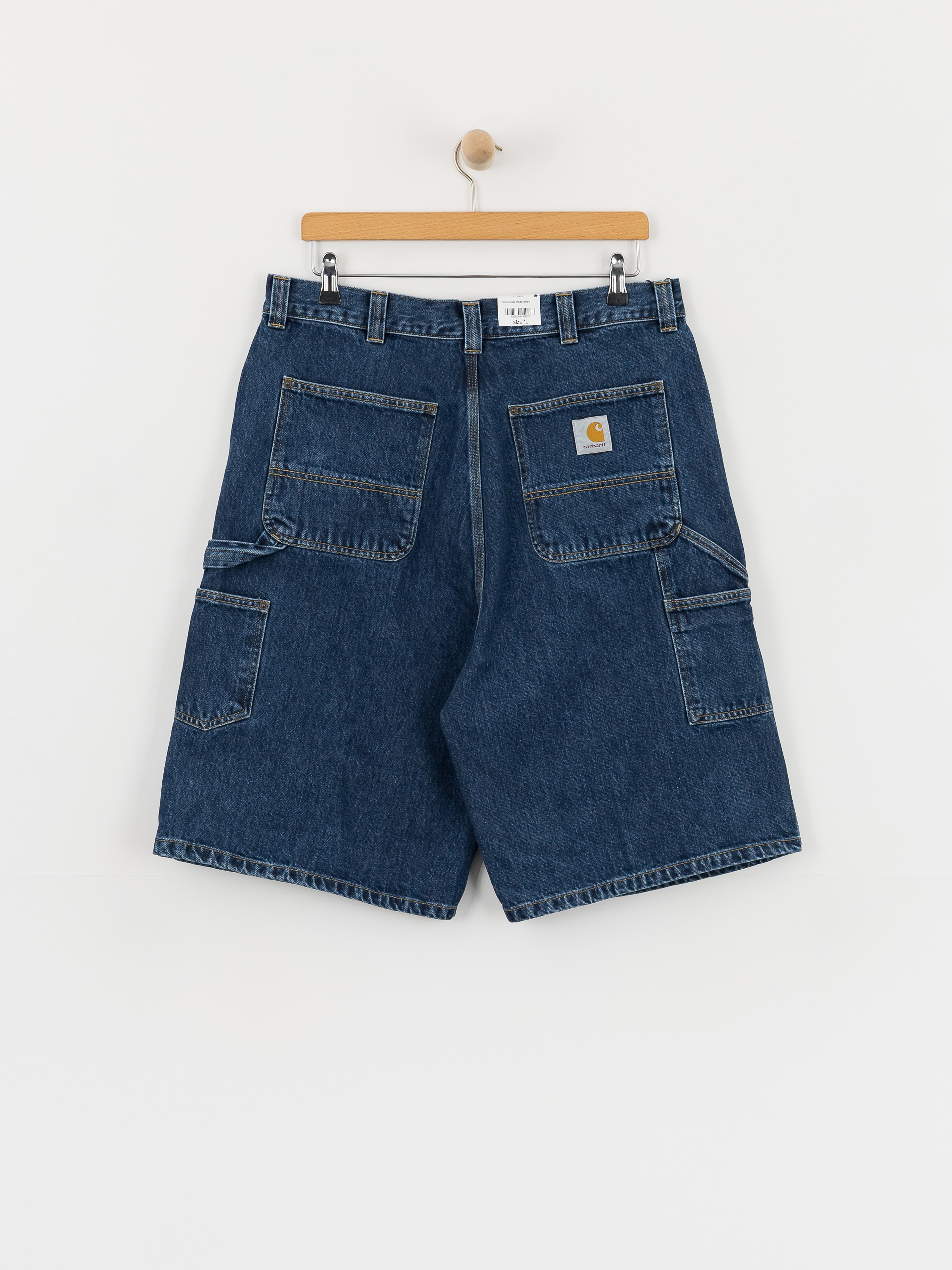Szorty Carhartt WIP OG Double Knee (blue stone washed)
