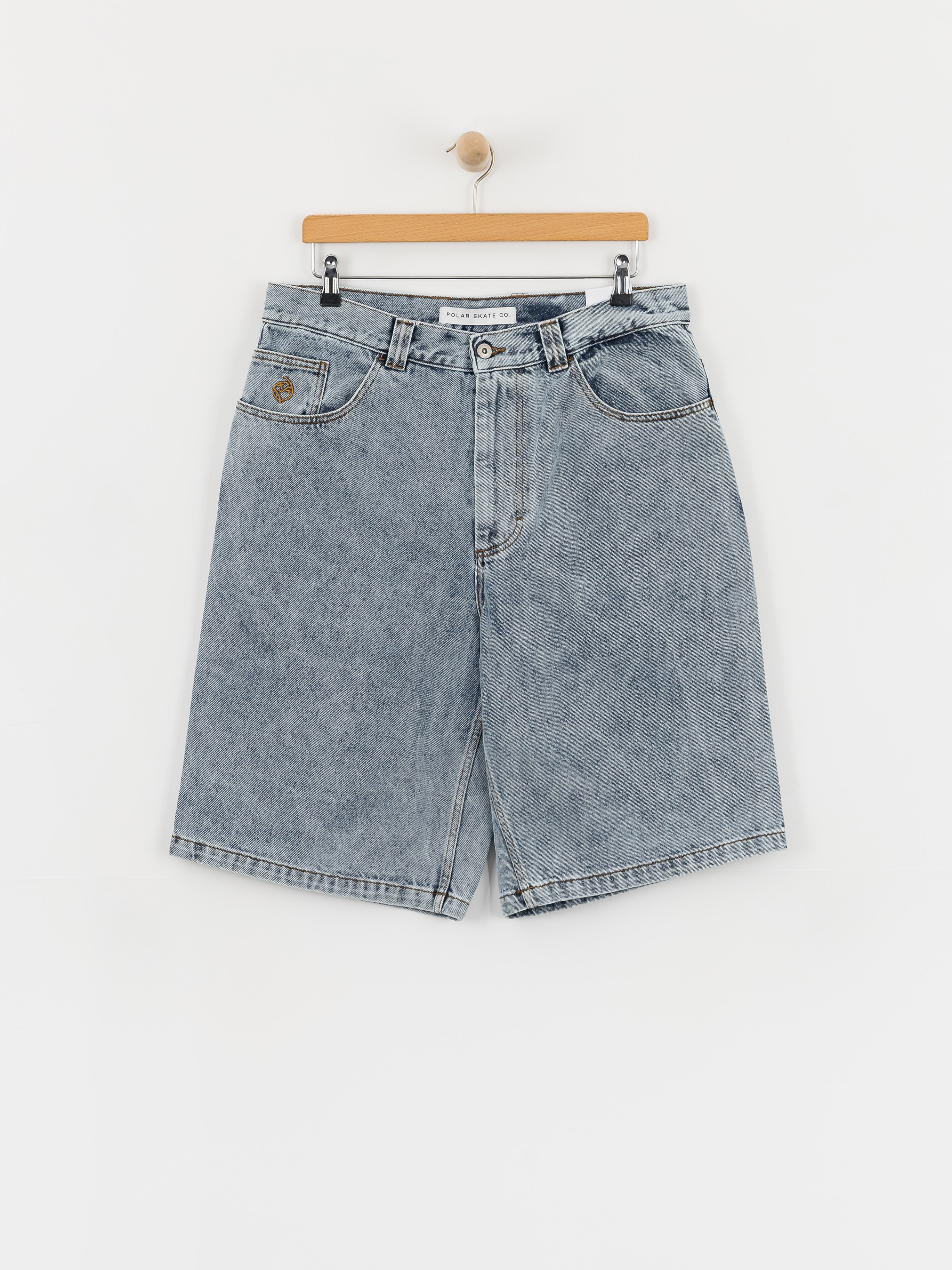 Szorty Polar Skate Big Boy (heavy washed blue)