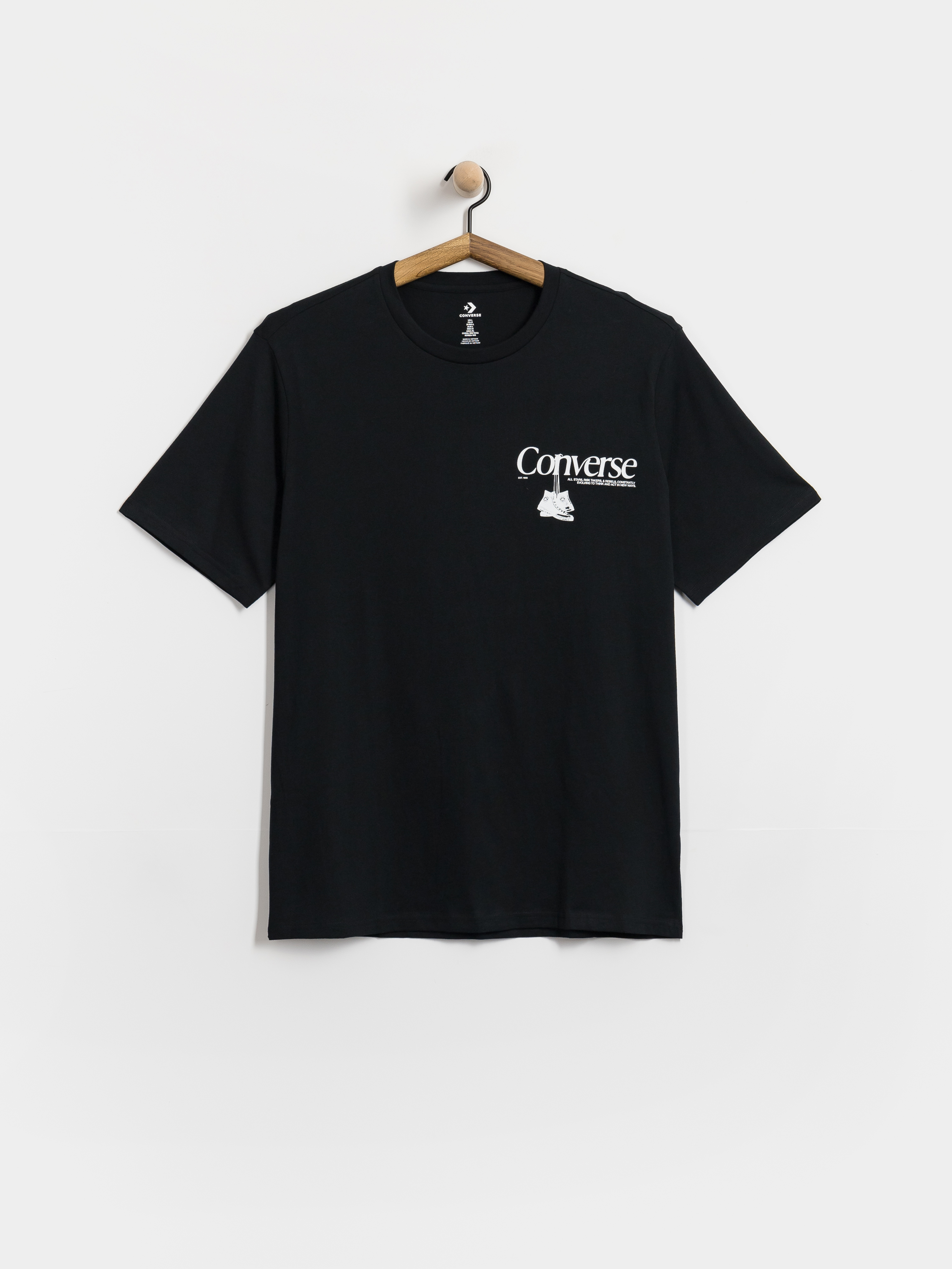 T-shirt Converse Hanging Shoes (black)
