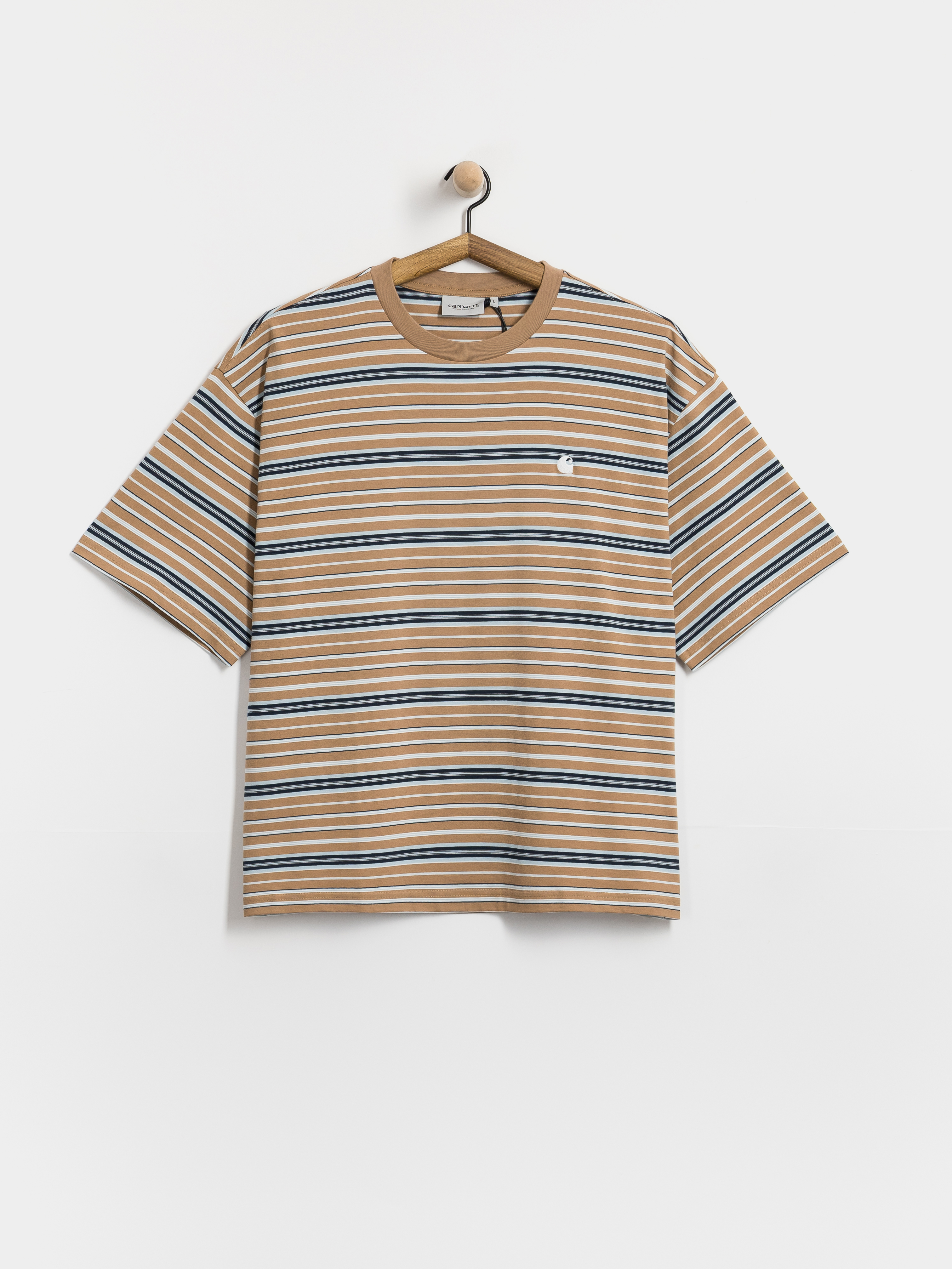 T-shirt Carhartt WIP Zane (zane stripe/peanut)