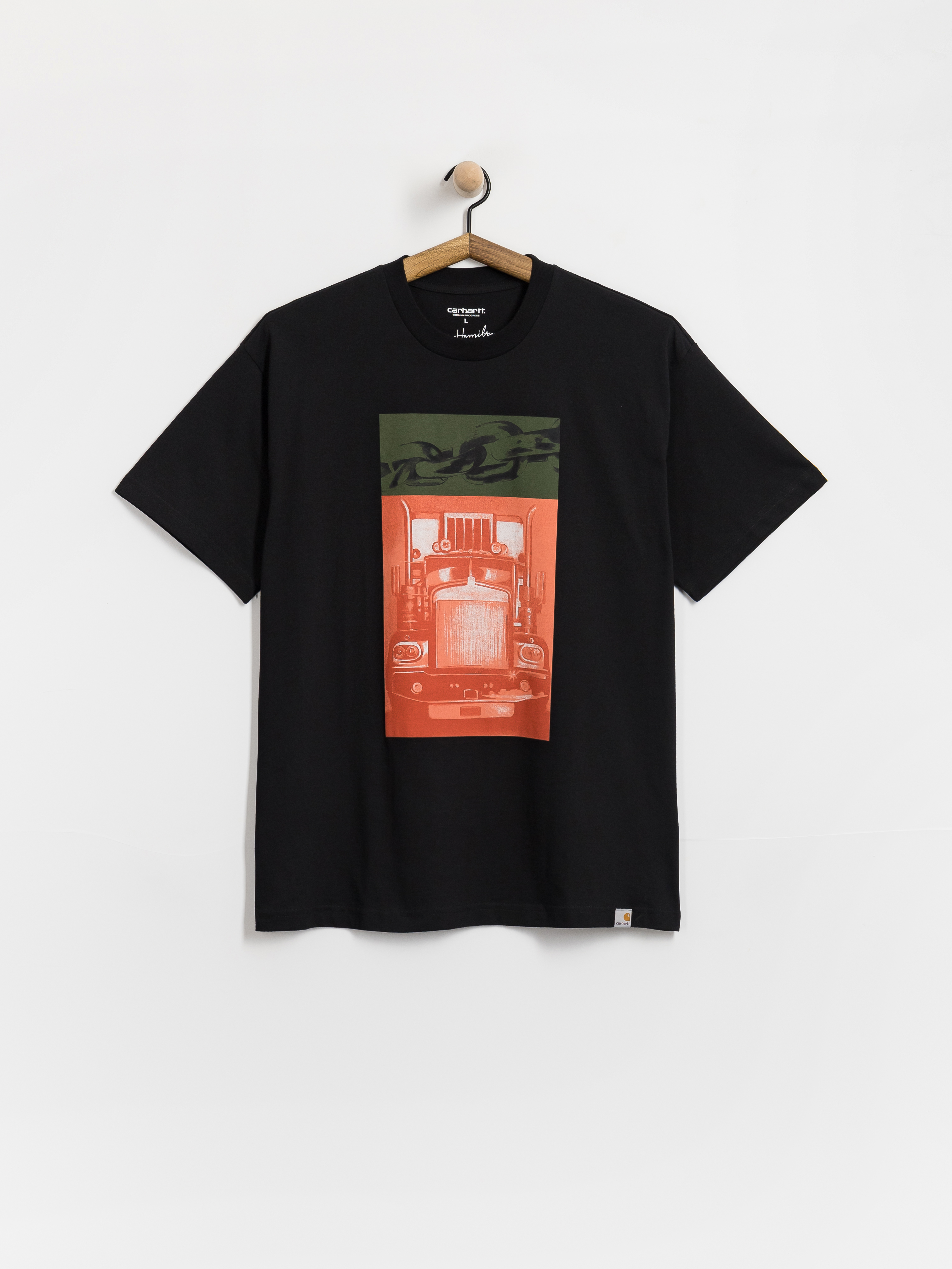 T-shirt Carhartt WIP Sean Hamilton 01 (black)