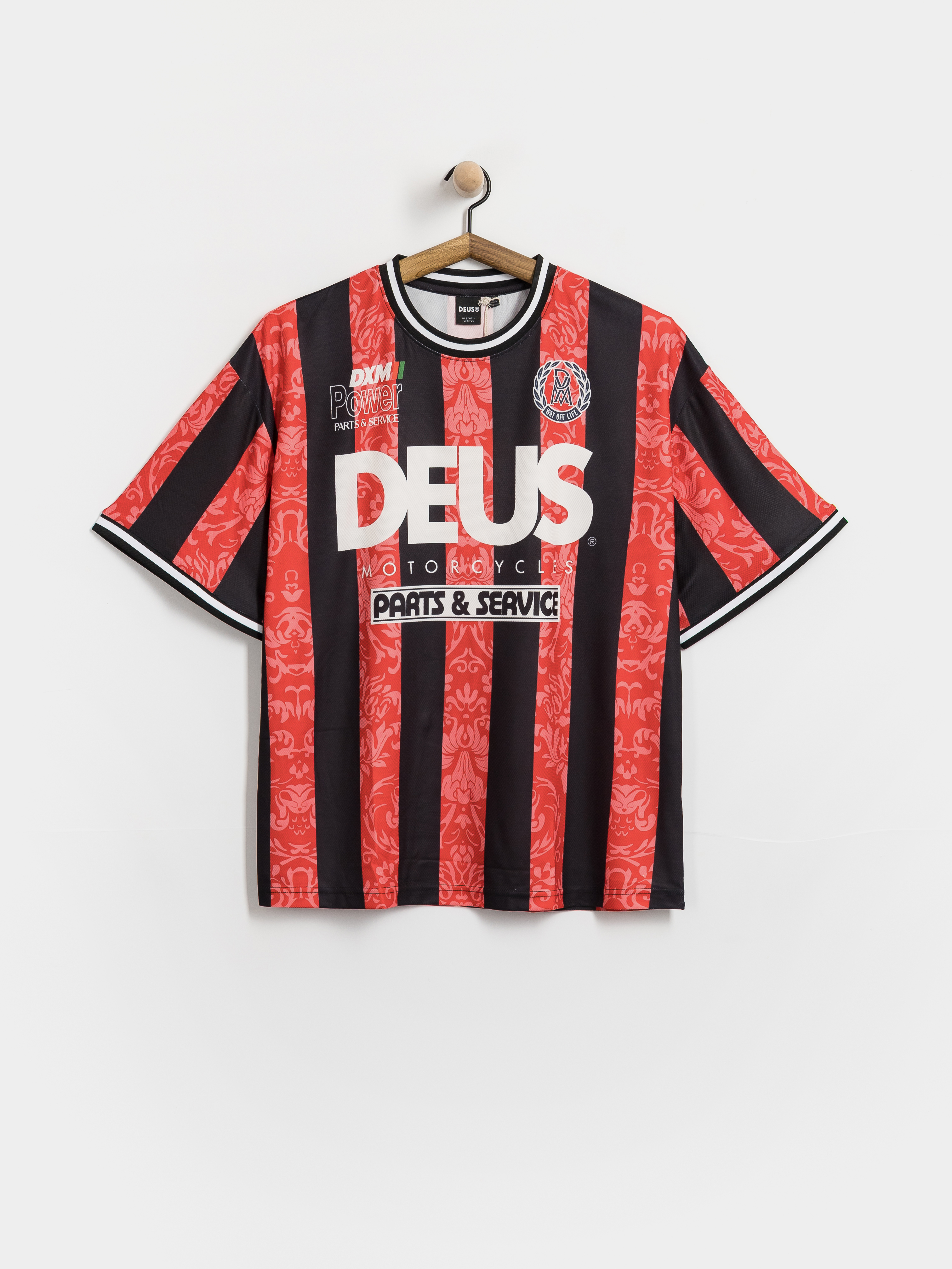 T-shirt Deus Ex Machina Nouveau Moto (fiery red)