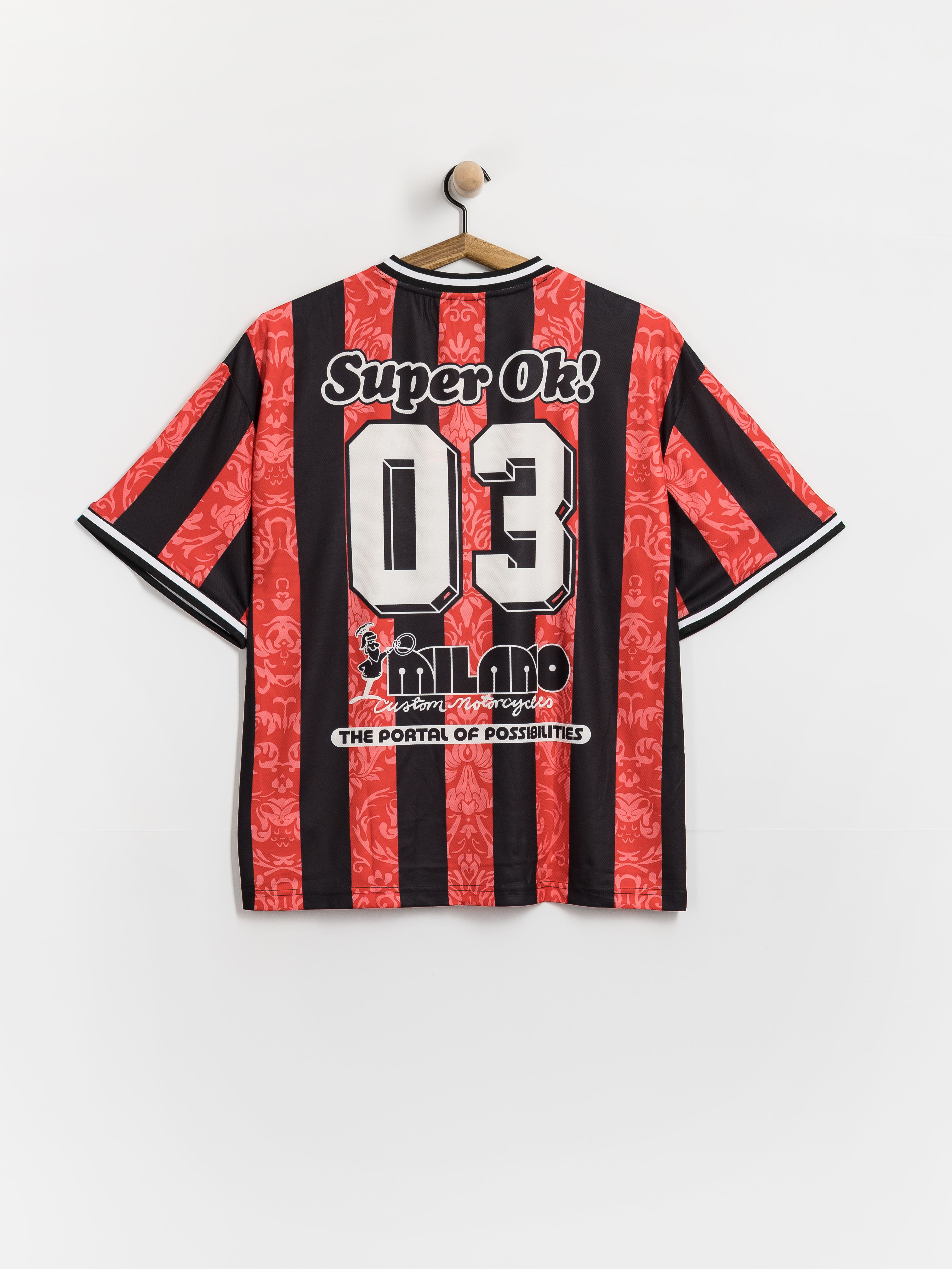 T-shirt Deus Ex Machina Nouveau Moto (fiery red)