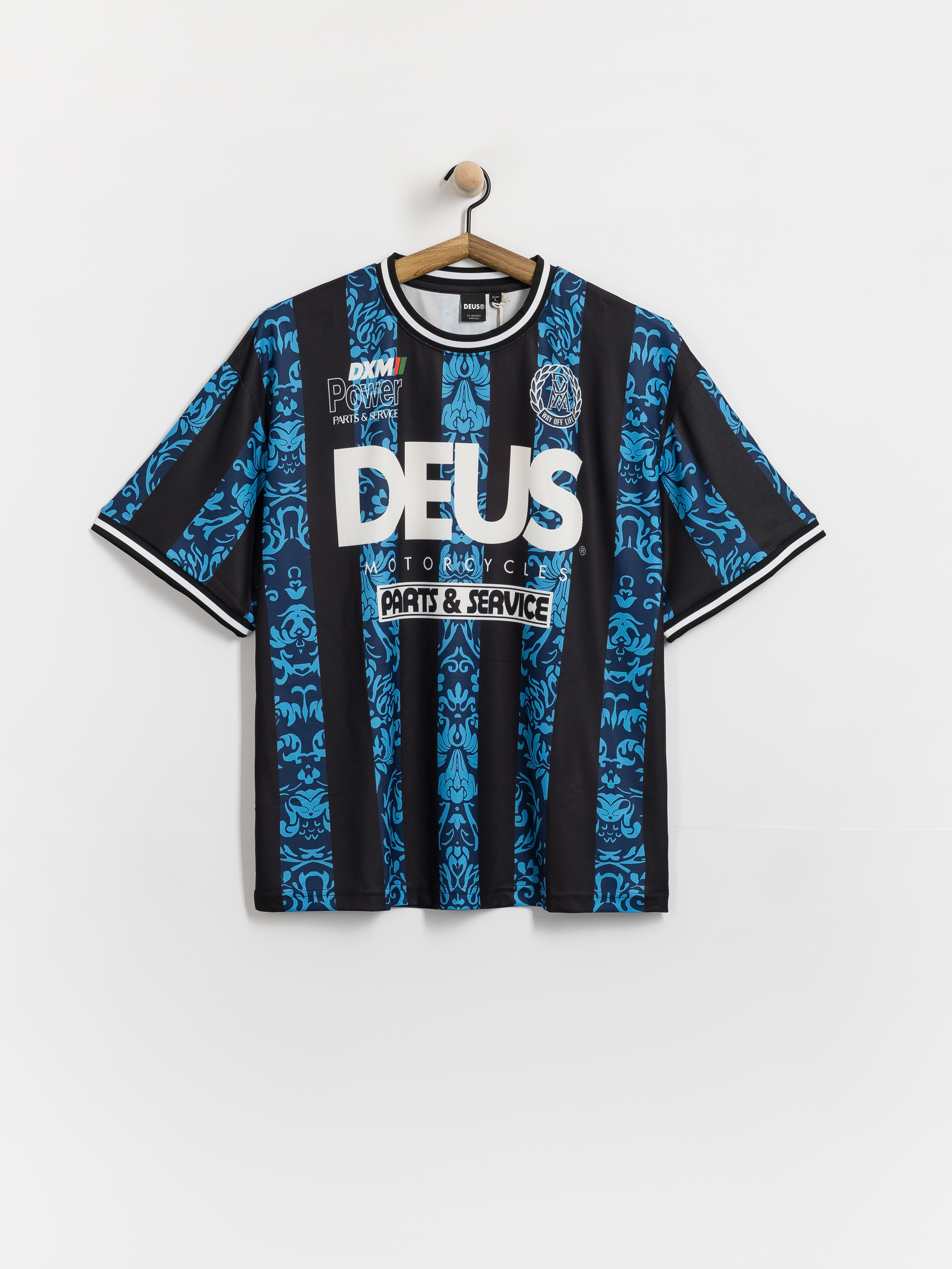 T-shirt Deus Ex Machina Nouveau Moto (pageant blue)