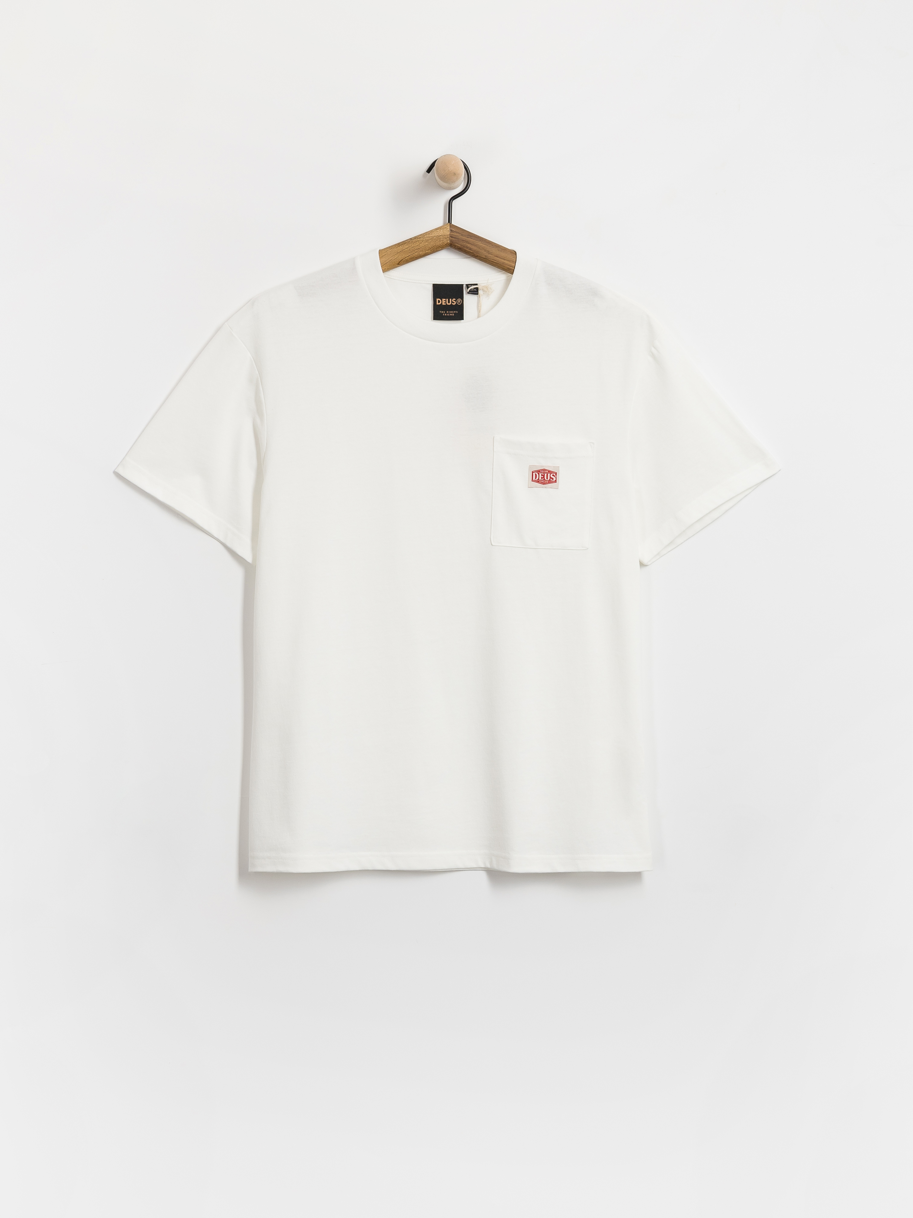 T-shirt Deus Ex Machina Parts & Service Pocket (vintage white)