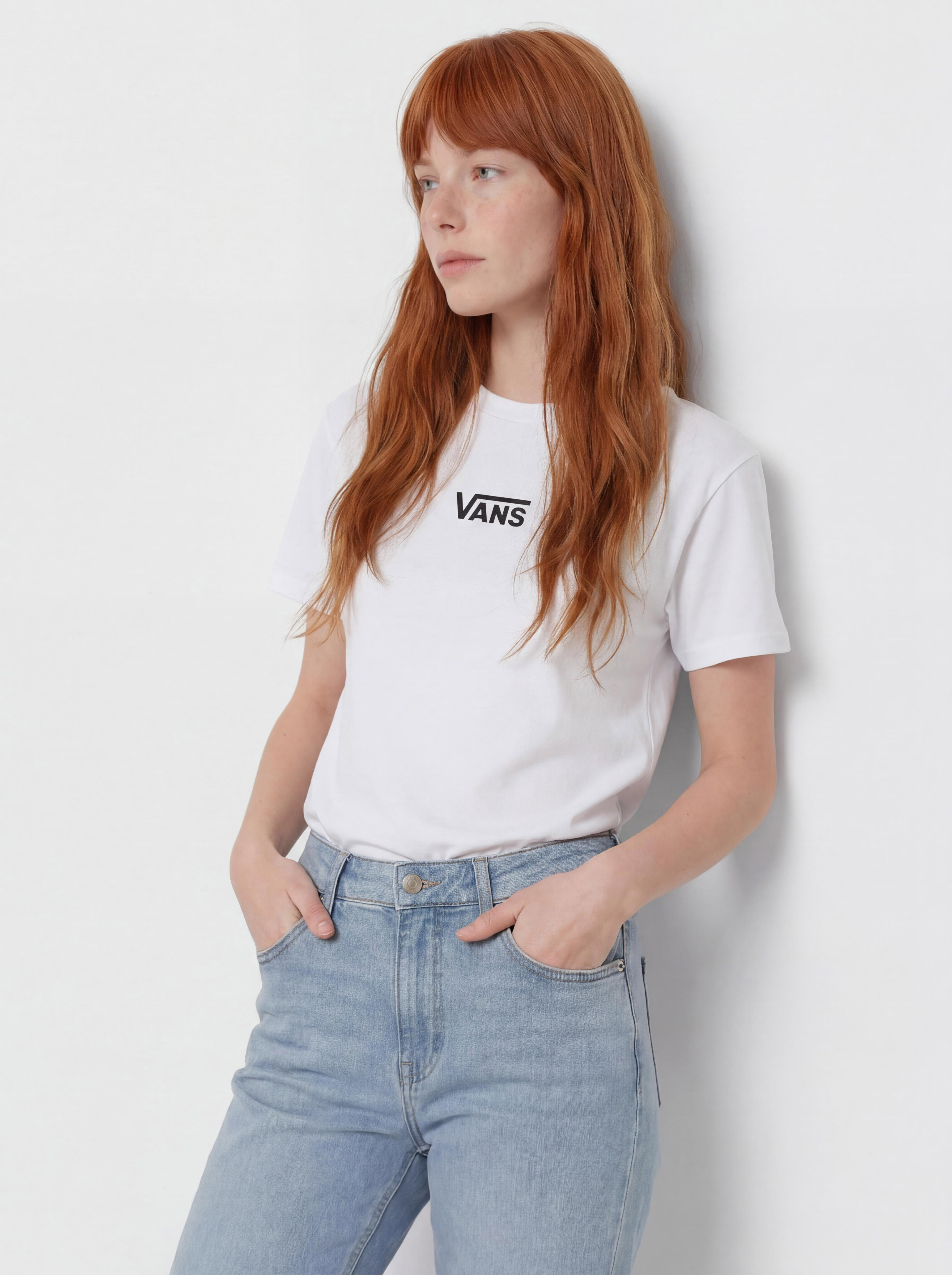 T-shirt Vans Flying V Oversized Wmn (flying v white)
