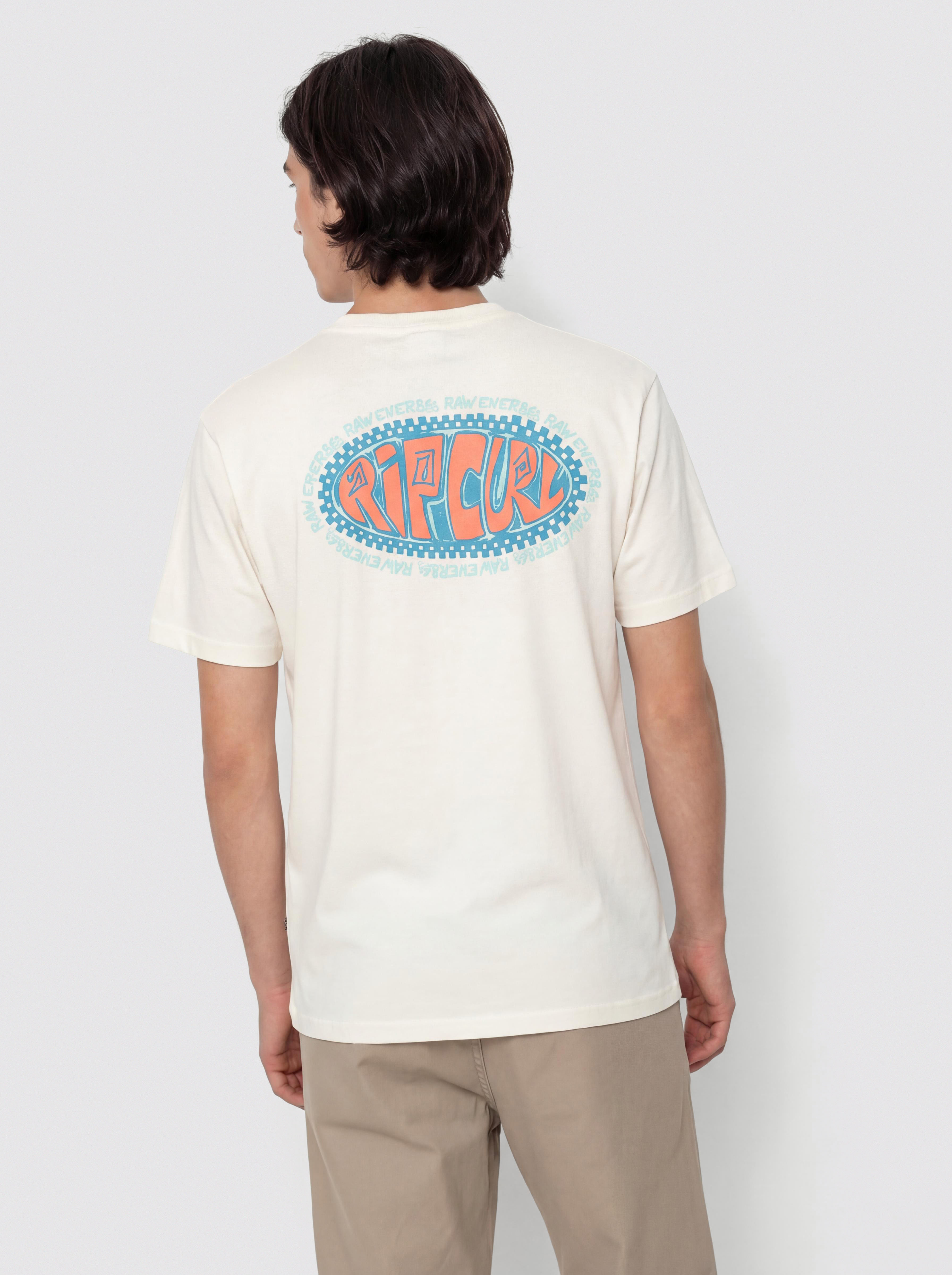 T-shirt Rip Curl Raw Energy De Oval (bone)