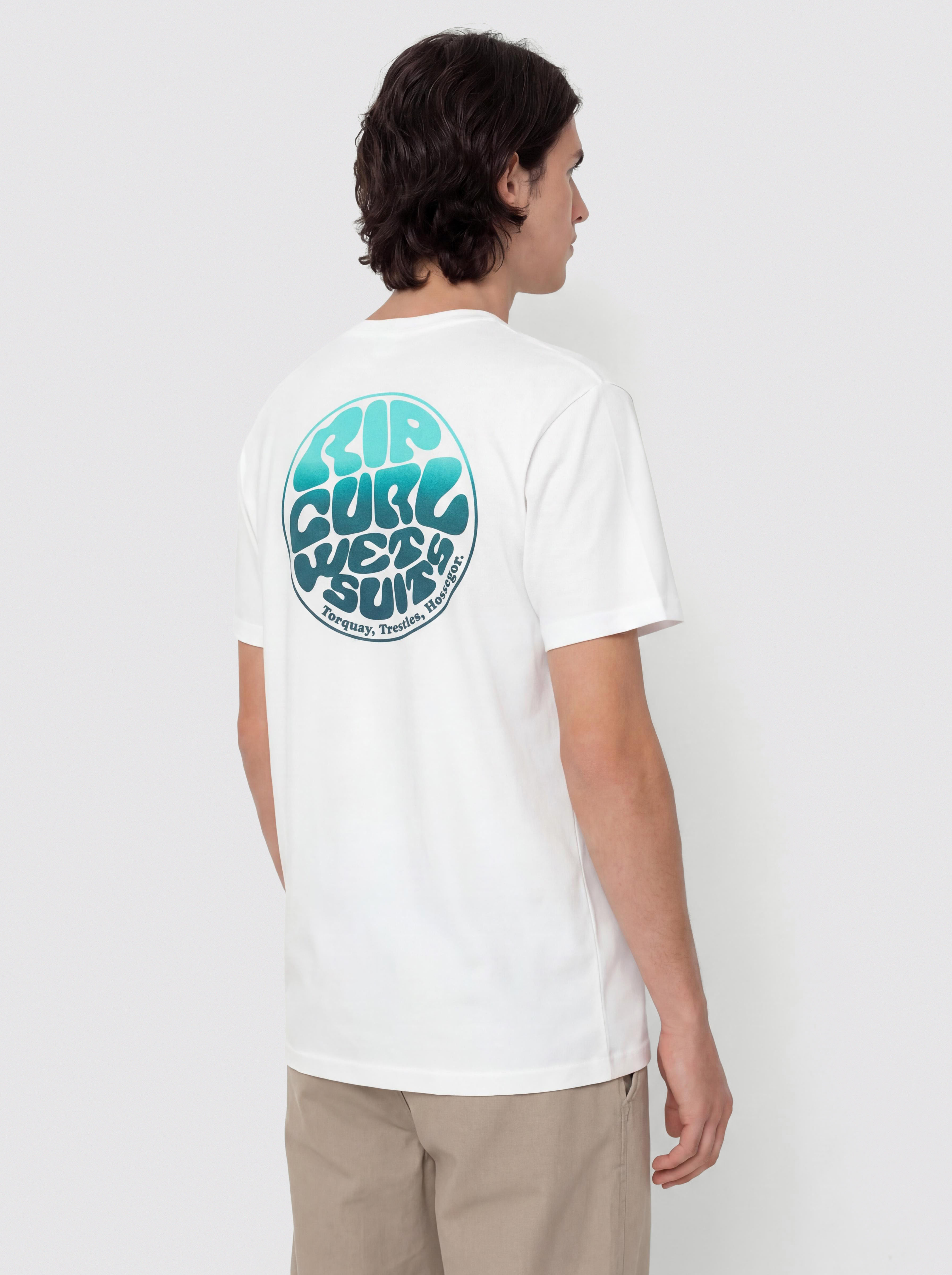 T-shirt Rip Curl Wettie Passage Icon (optical white)