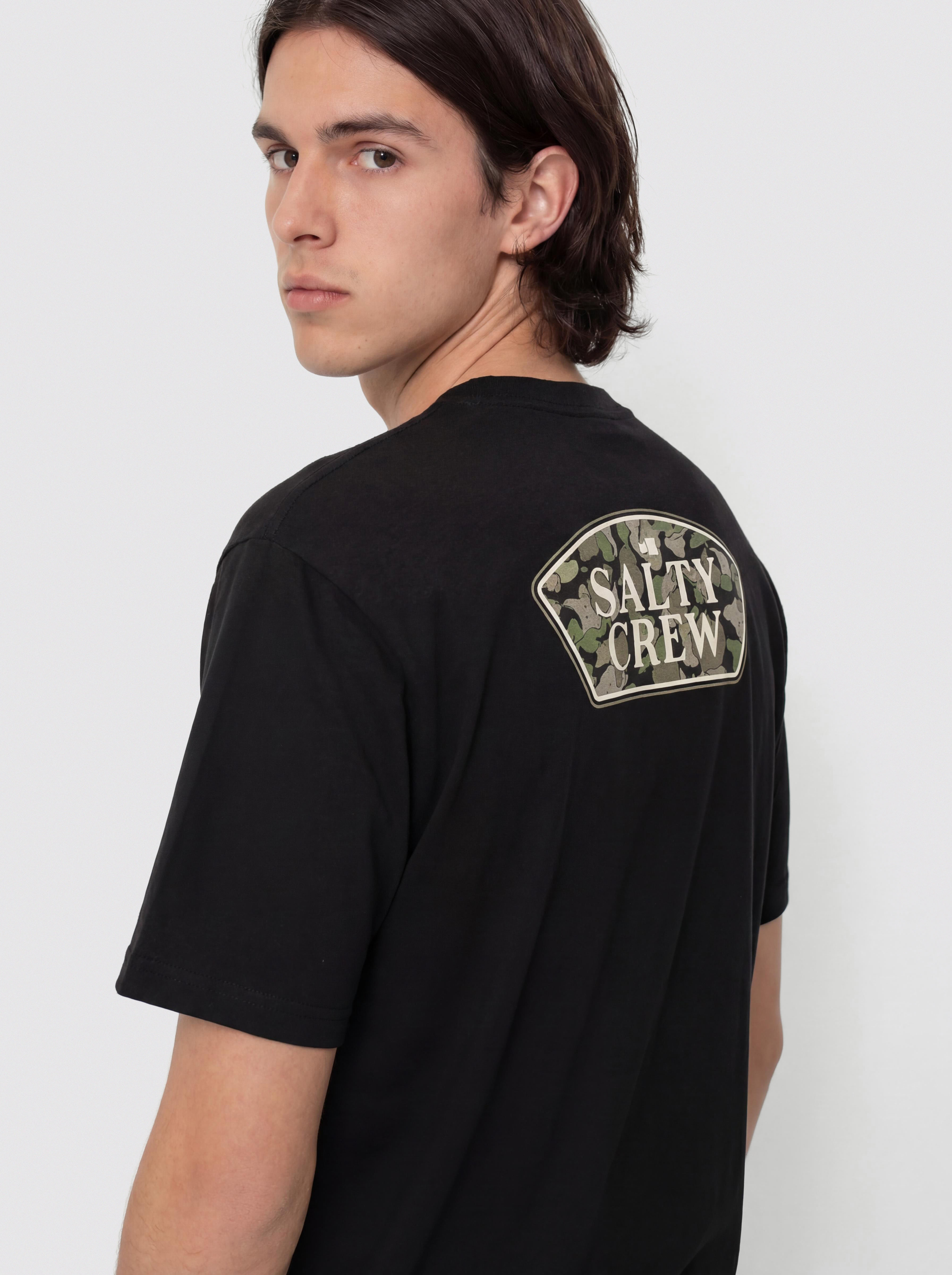 T-shirt Salty Crew Filler Up (black)
