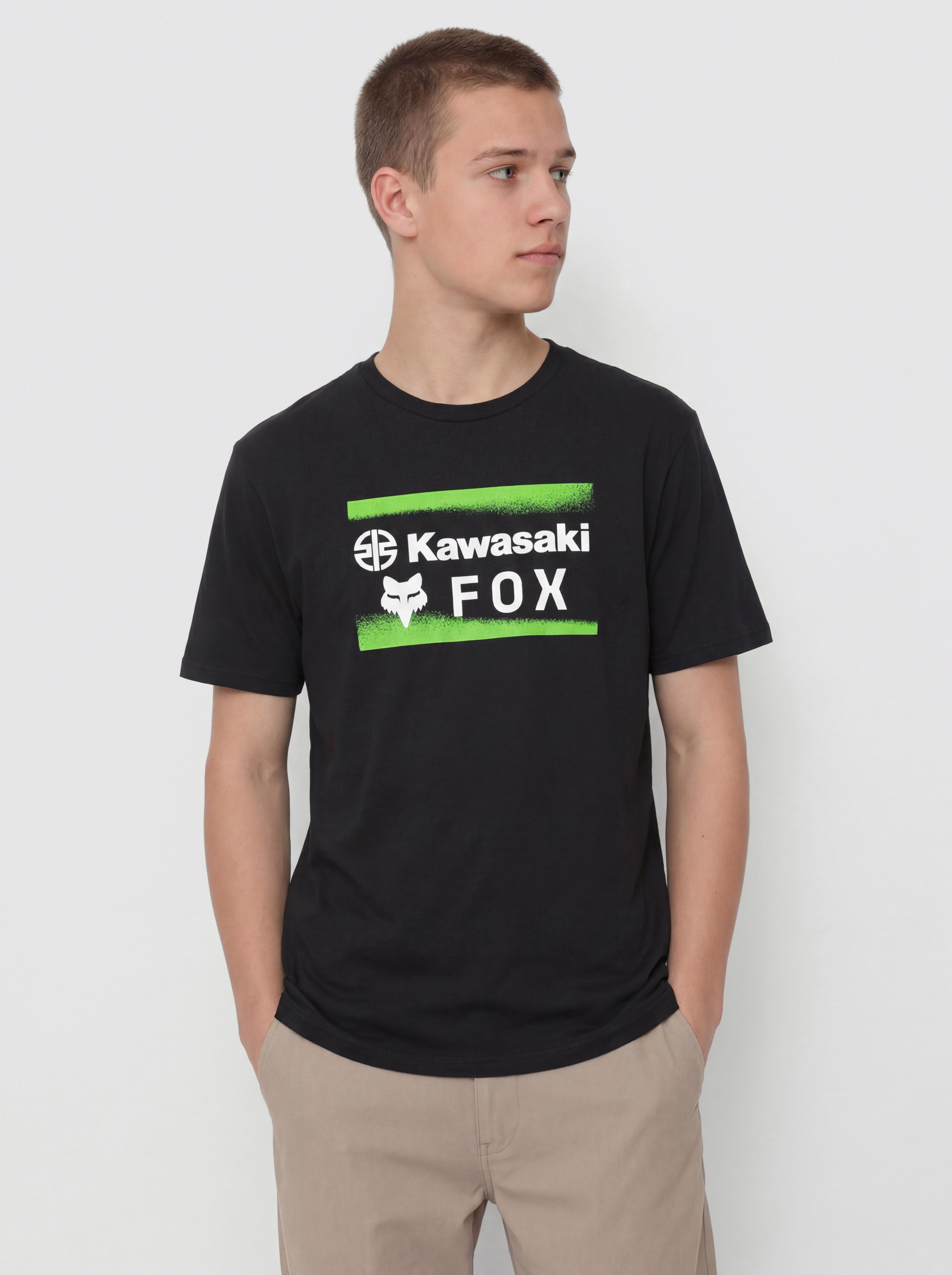 T-shirt Fox X Kawasaki (black)