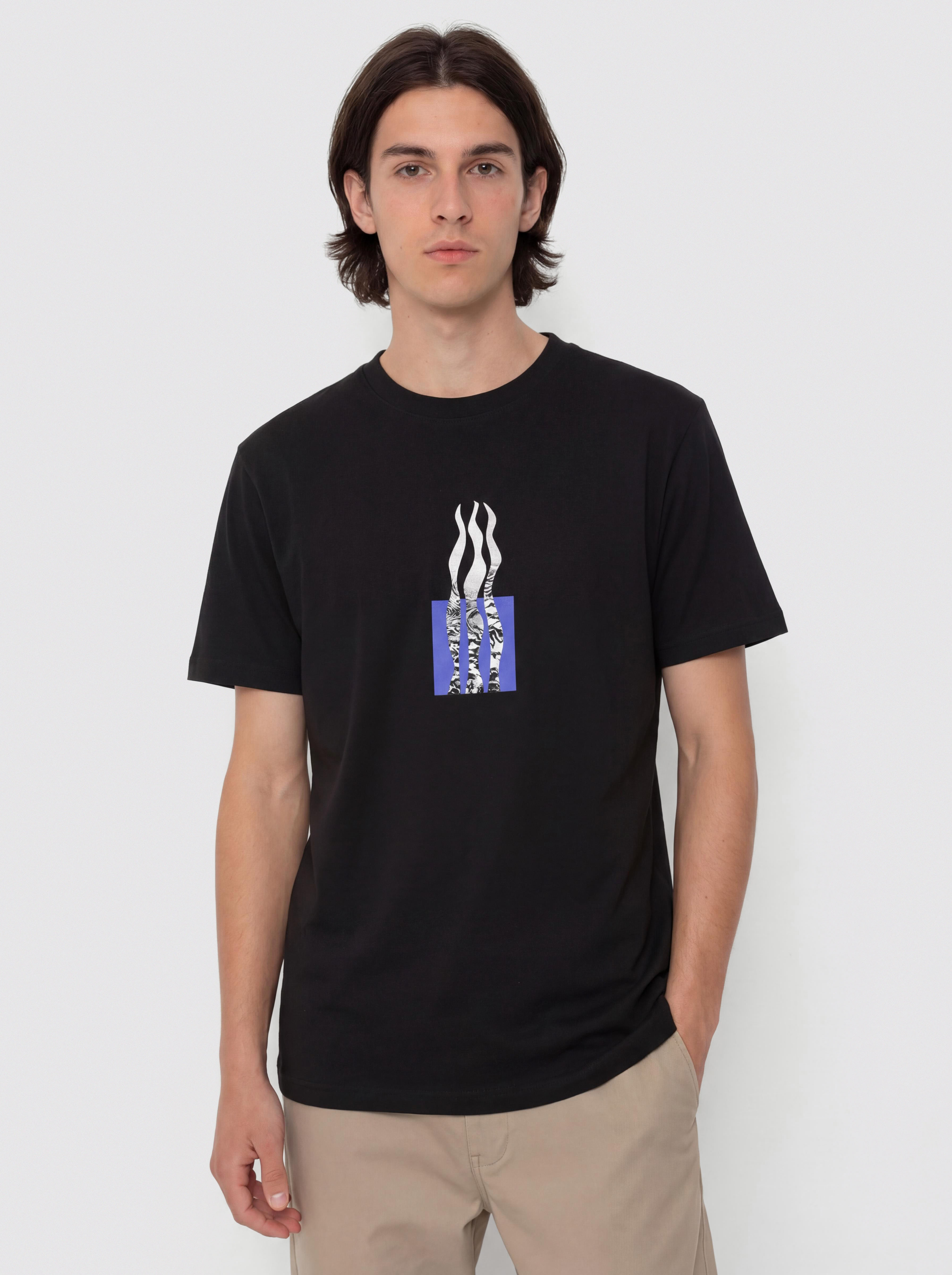 T-shirt Poetic Collective Flames (black)