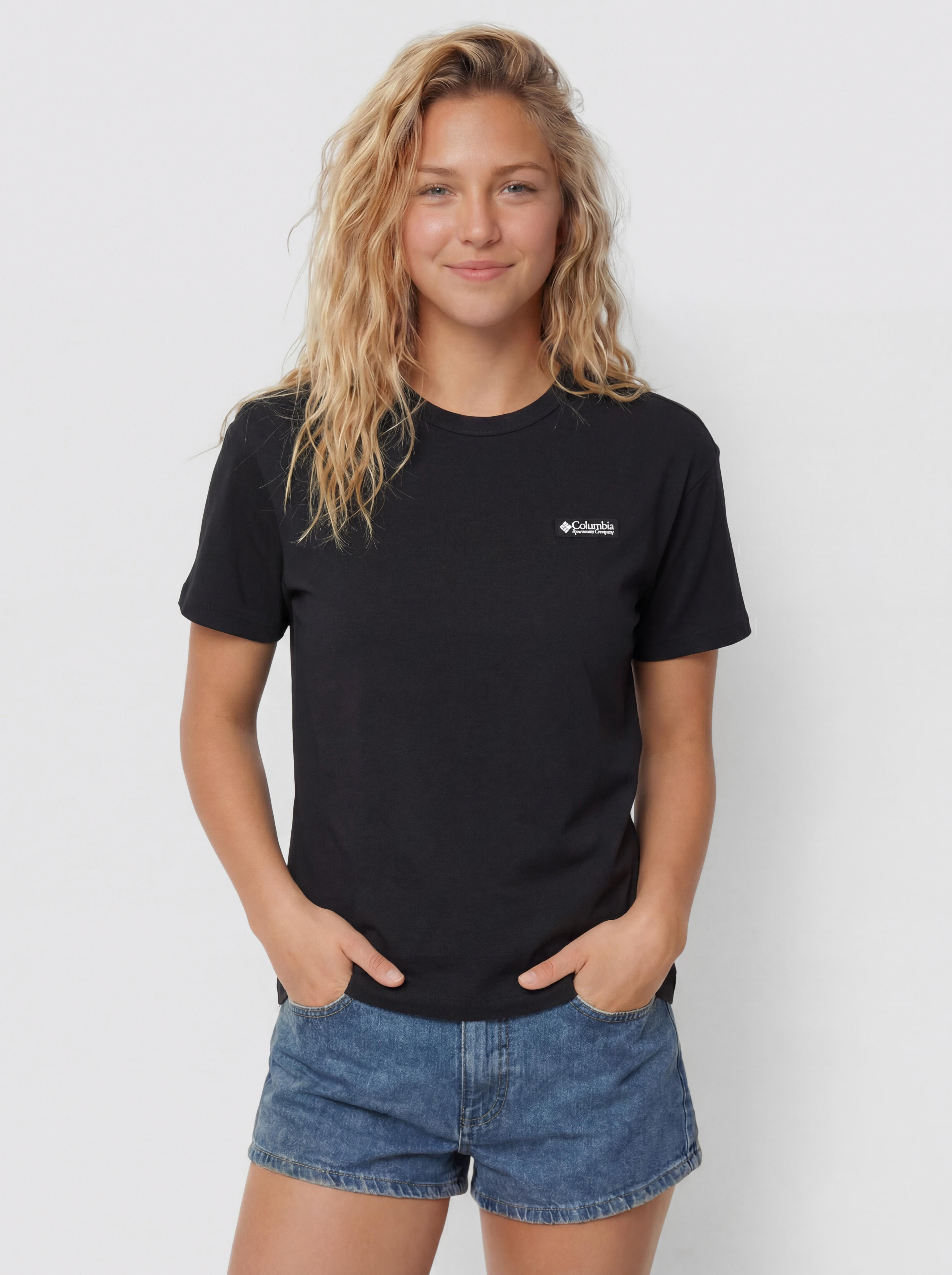T-shirt Columbia CSC Heavyweight Graphic Wmn (black/hoodscape)