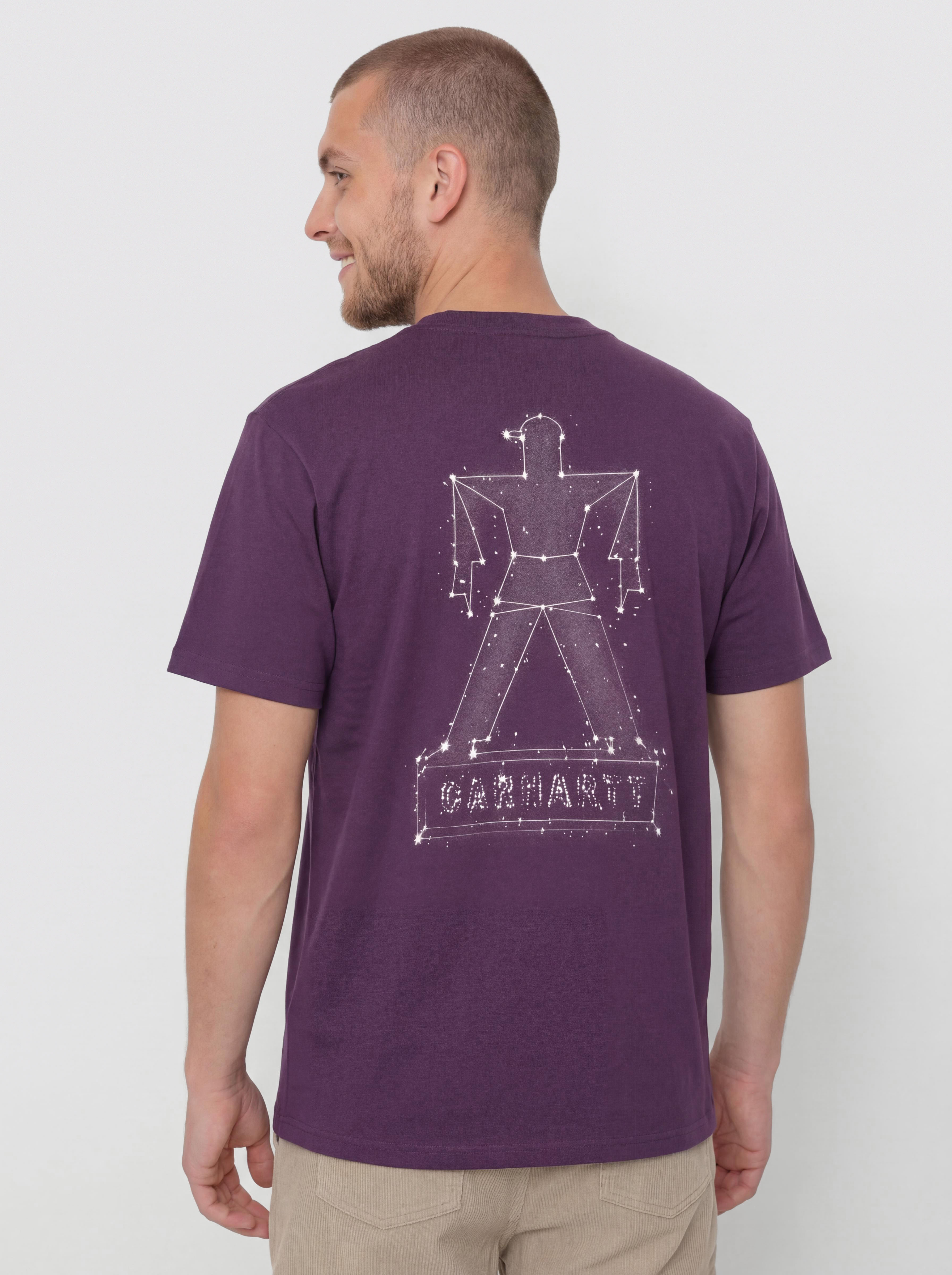 T-shirt Carhartt WIP Stargazer (huckleberry/wax)