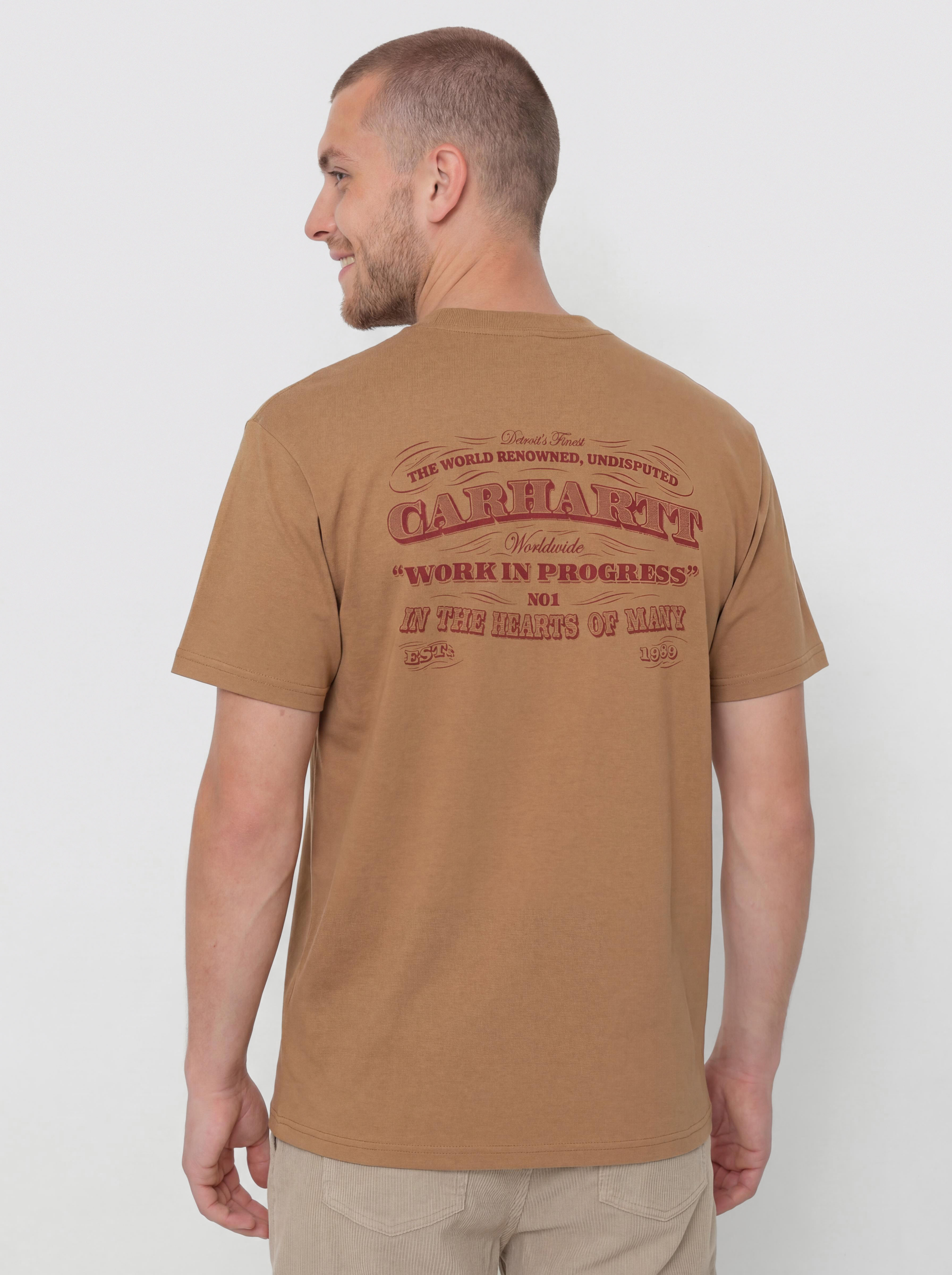 T-shirt Carhartt WIP 3 One 3 (peanut)