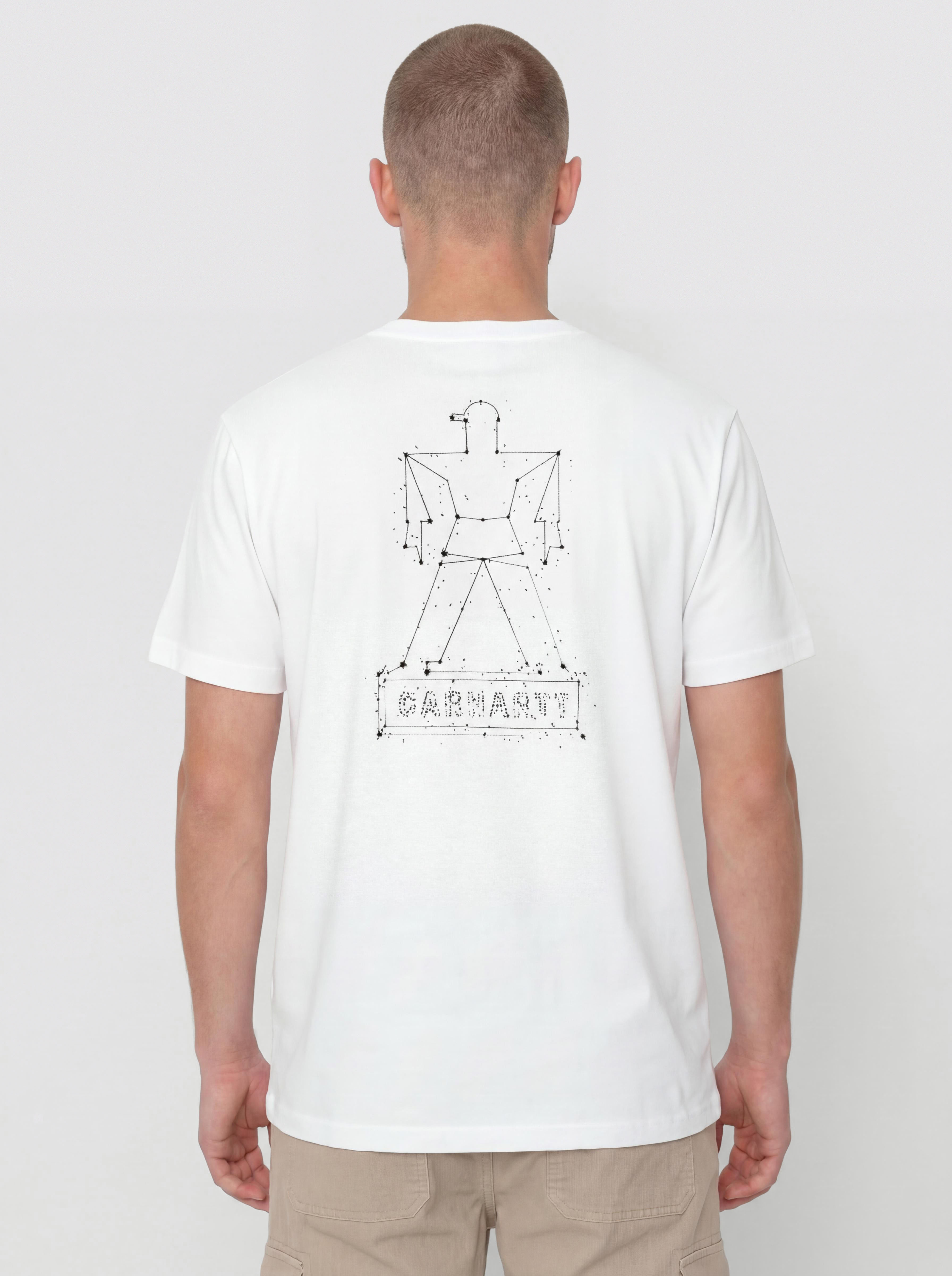 T-shirt Carhartt WIP Stargazer (white/black)