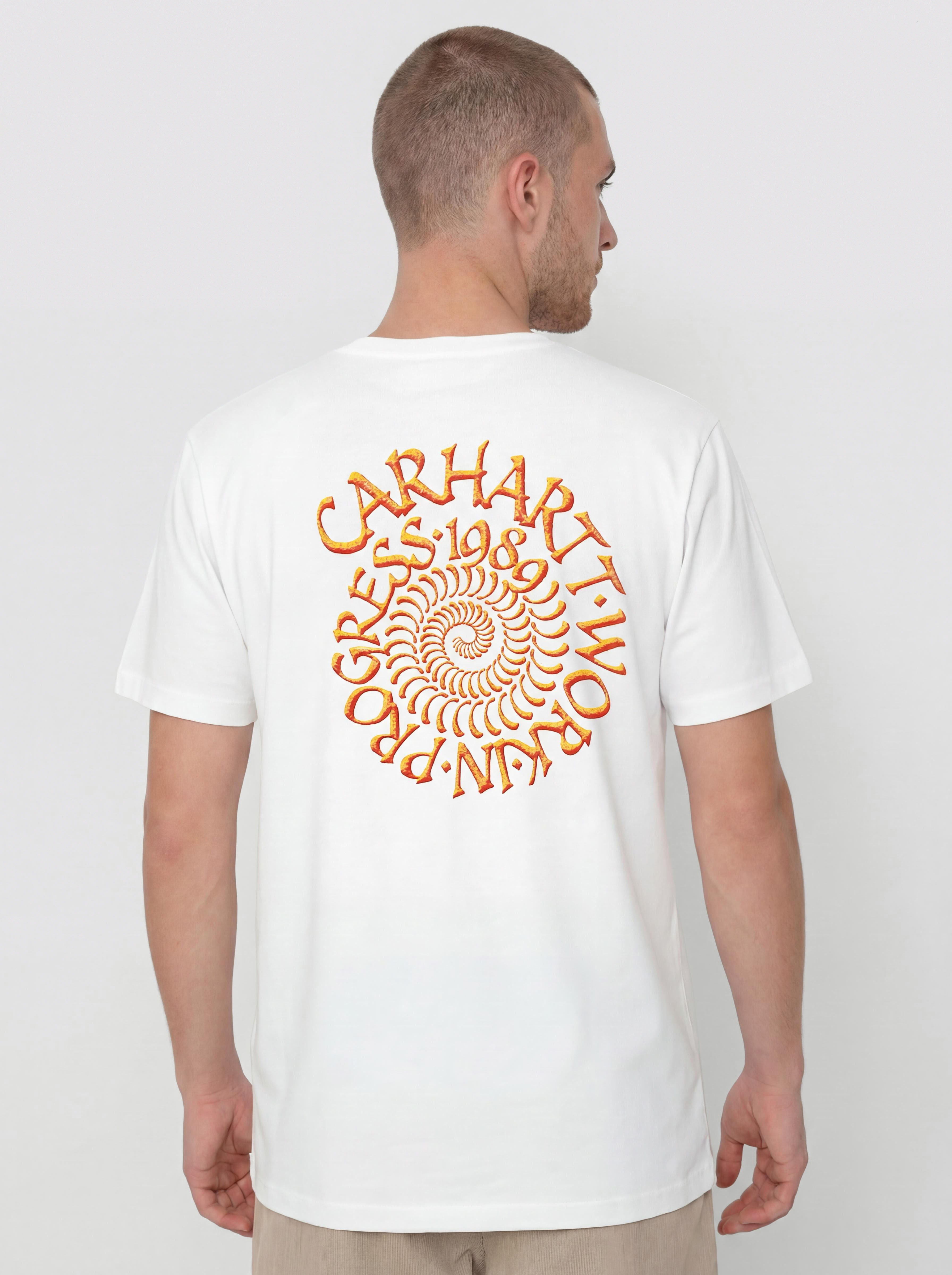 T-shirt Carhartt WIP Spirals (white)