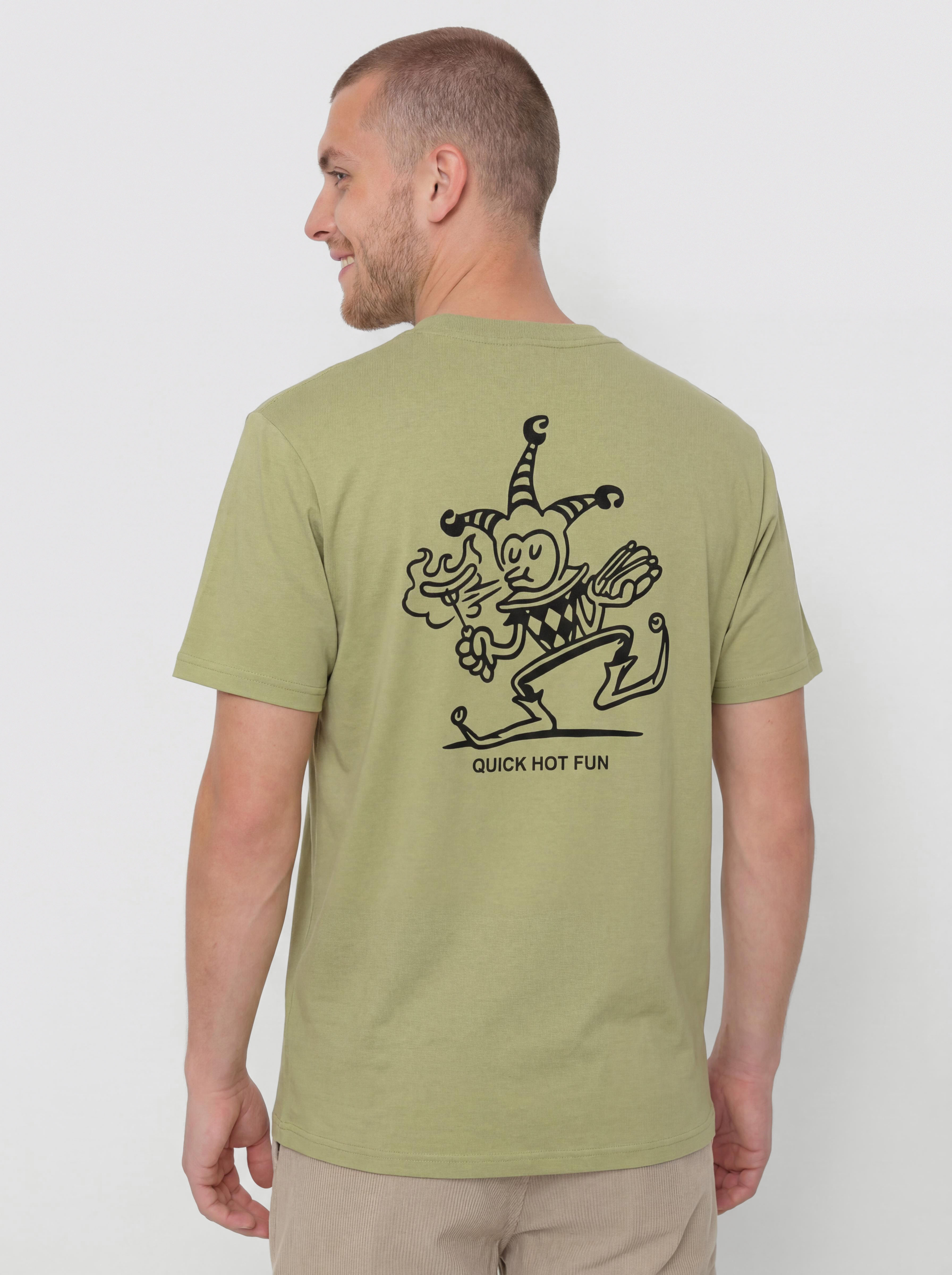 T-shirt Carhartt WIP Harlequin BBQ (gentle green)