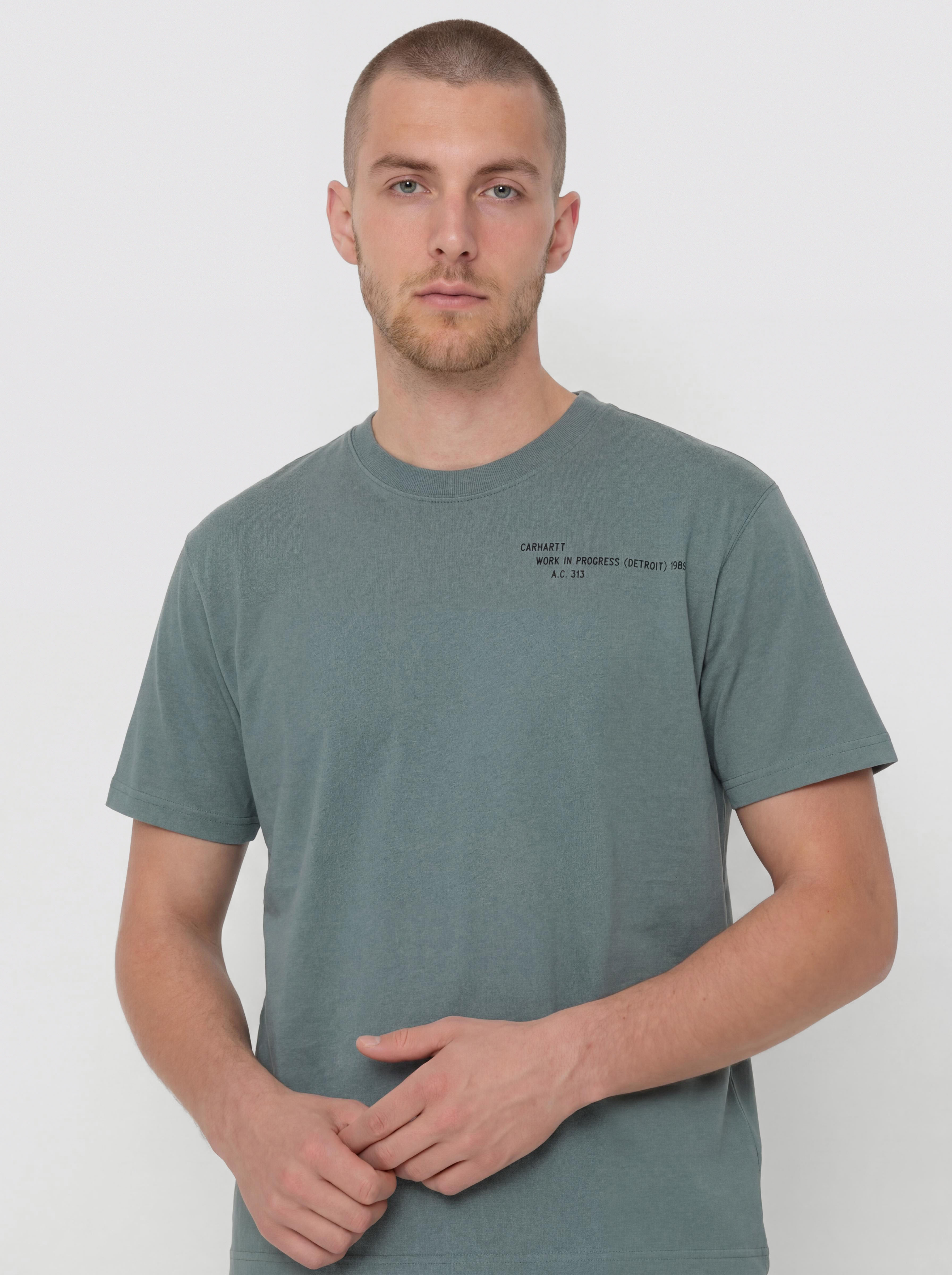 T-shirt Carhartt WIP Punched (velvet green)
