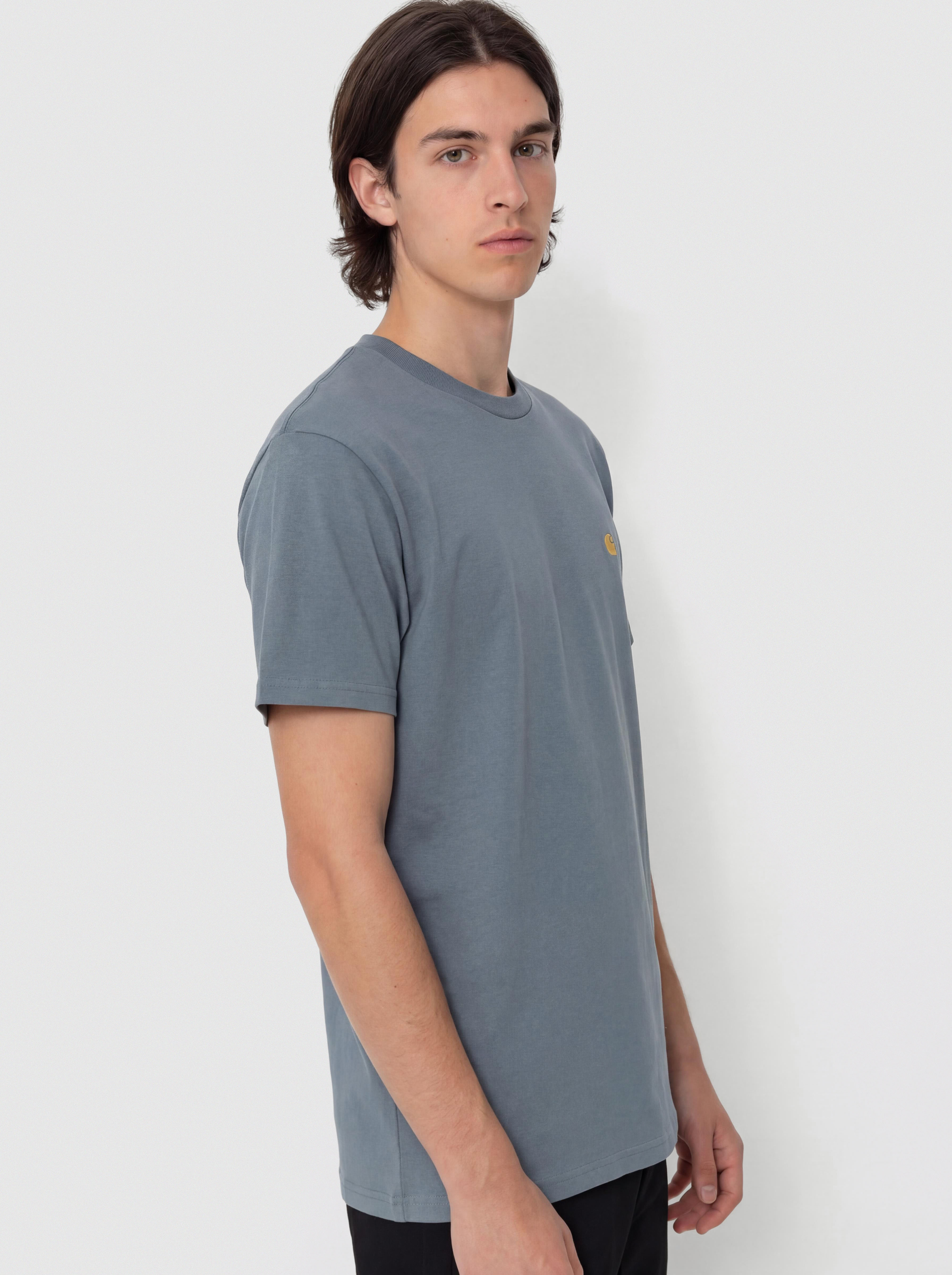 T-shirt Carhartt WIP Chase (cozy blue/gold)
