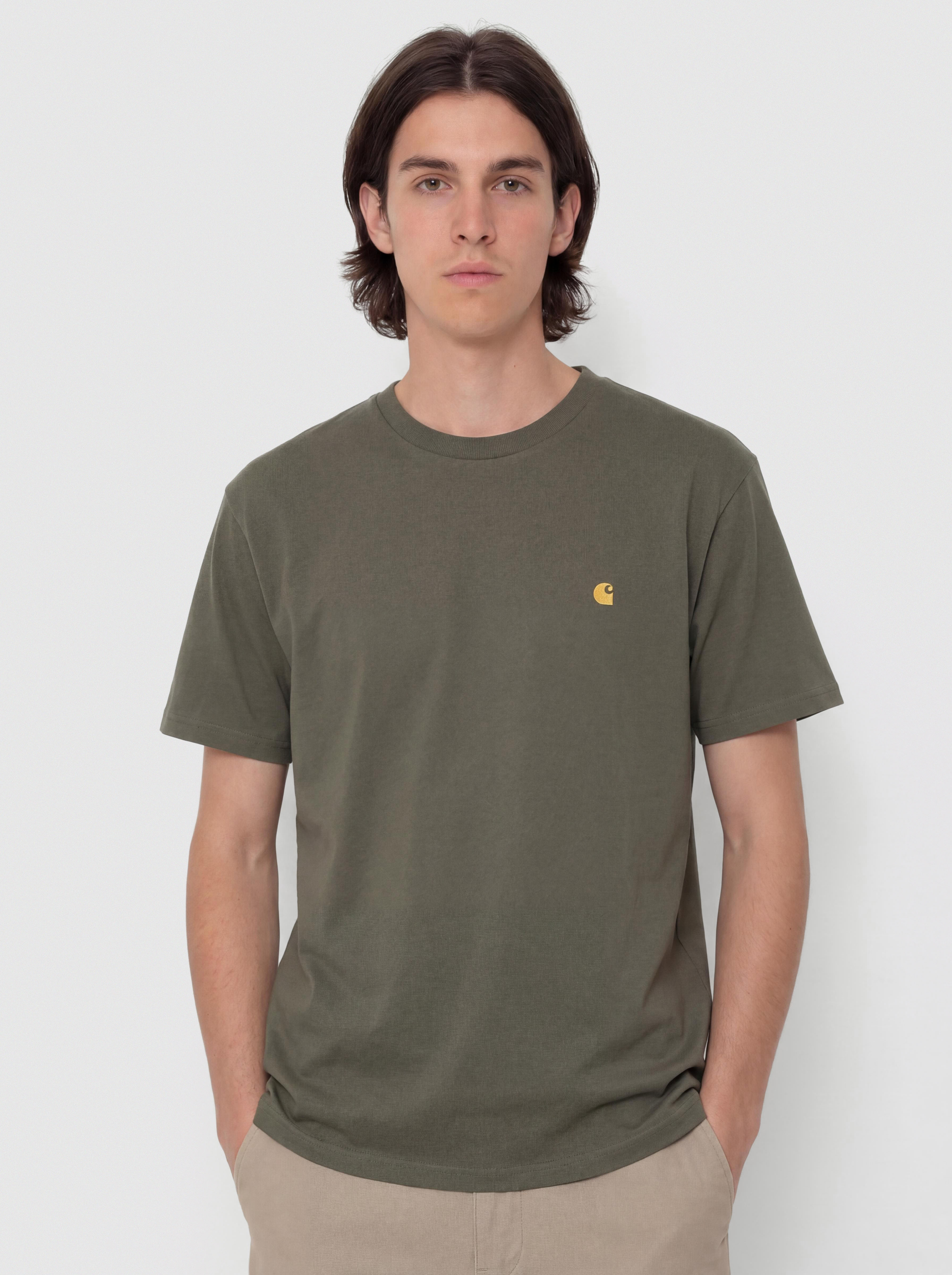 T-shirt Carhartt WIP Chase (leaf/gold)